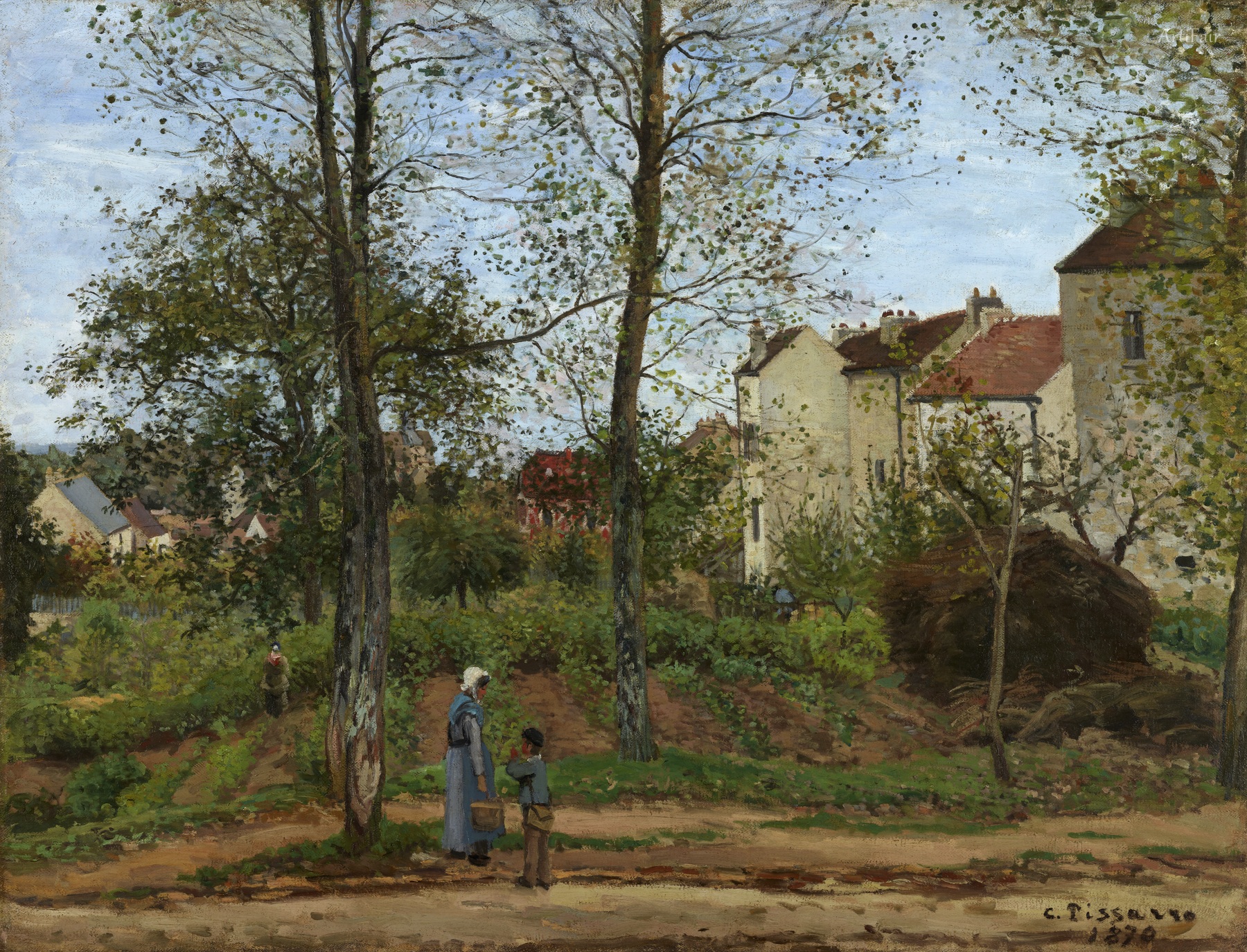 Houses at Bougival (Autumn)