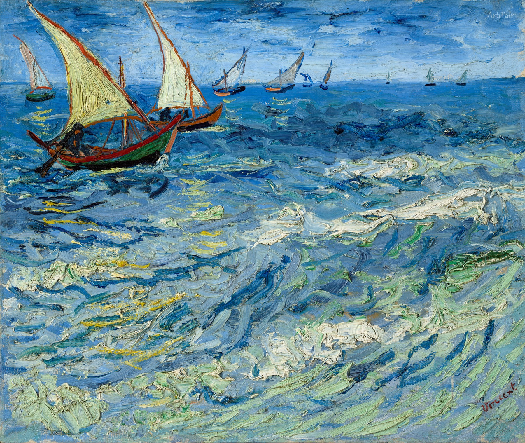 Fishing Boats at Saintes-Maries