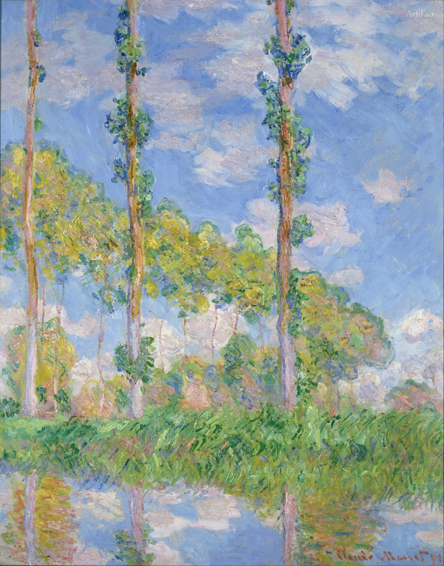 Three Trees in Summer
