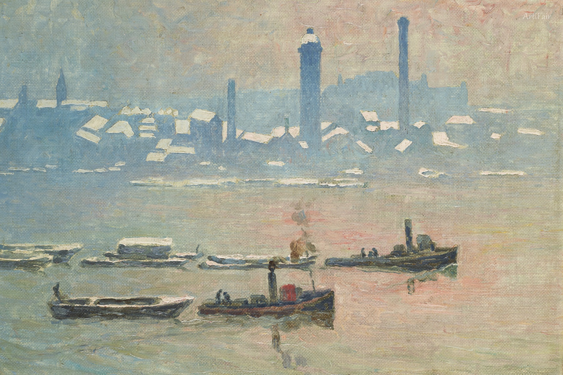 The Thames in the Snow
