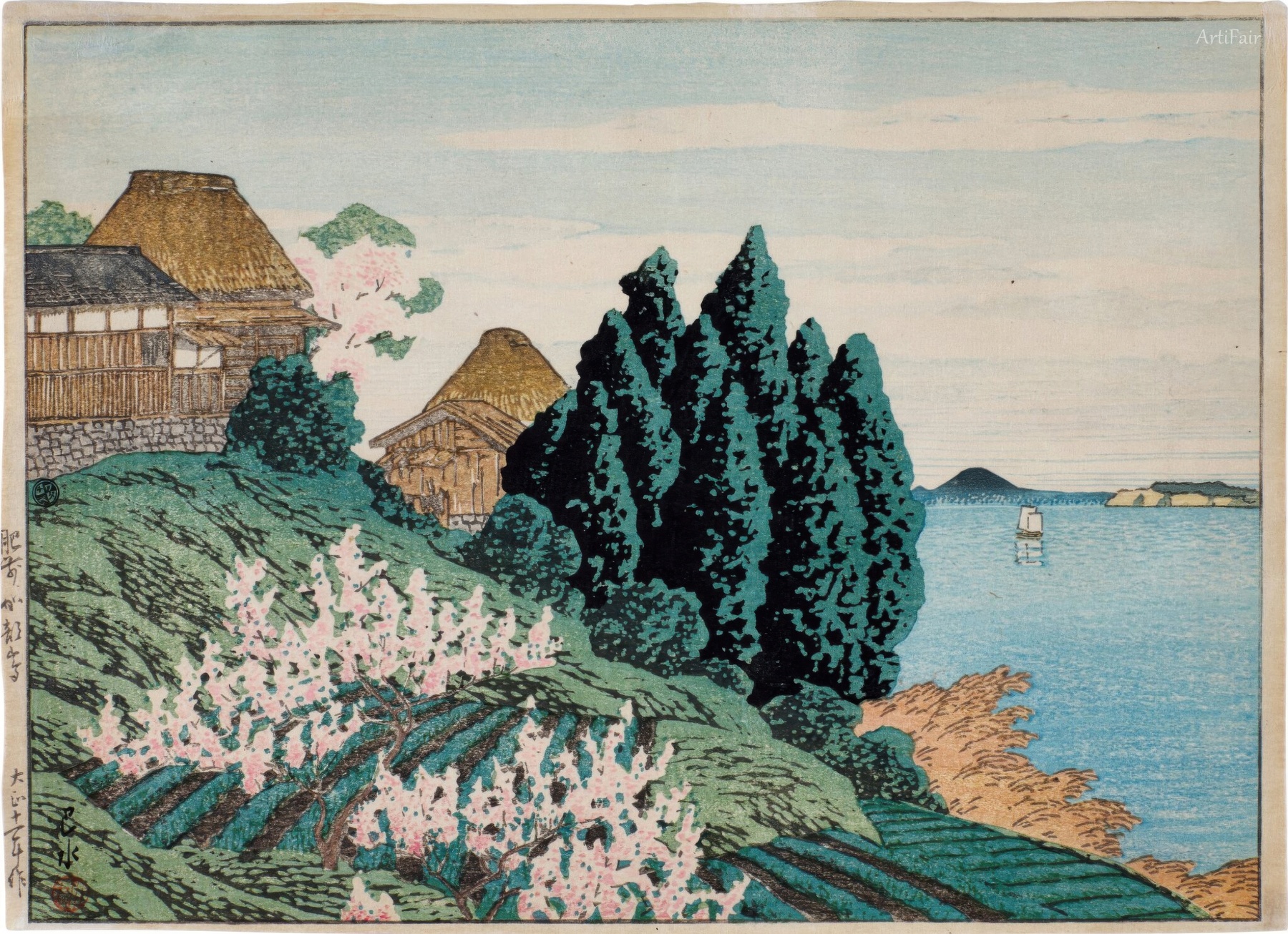 Landscape of Hizen Kabeshima, 1922