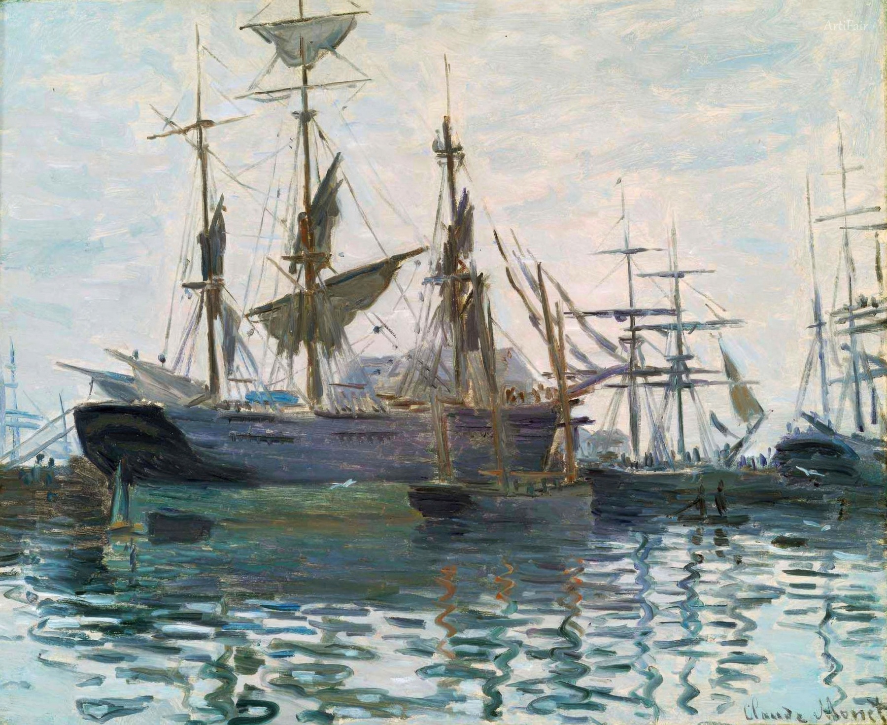 Ships in Harbor
