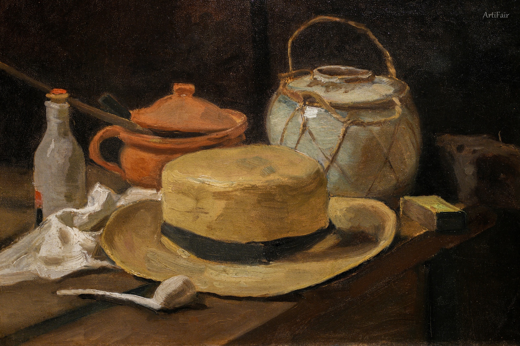 Still Life with Yellow Straw Hat