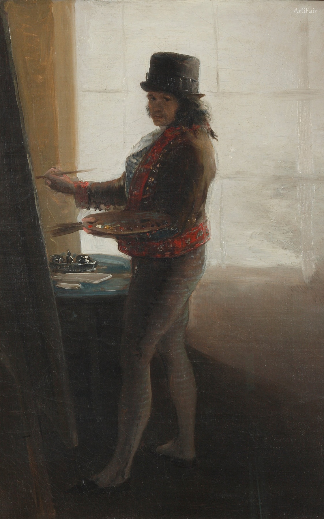 Self-Portrait before the Easel