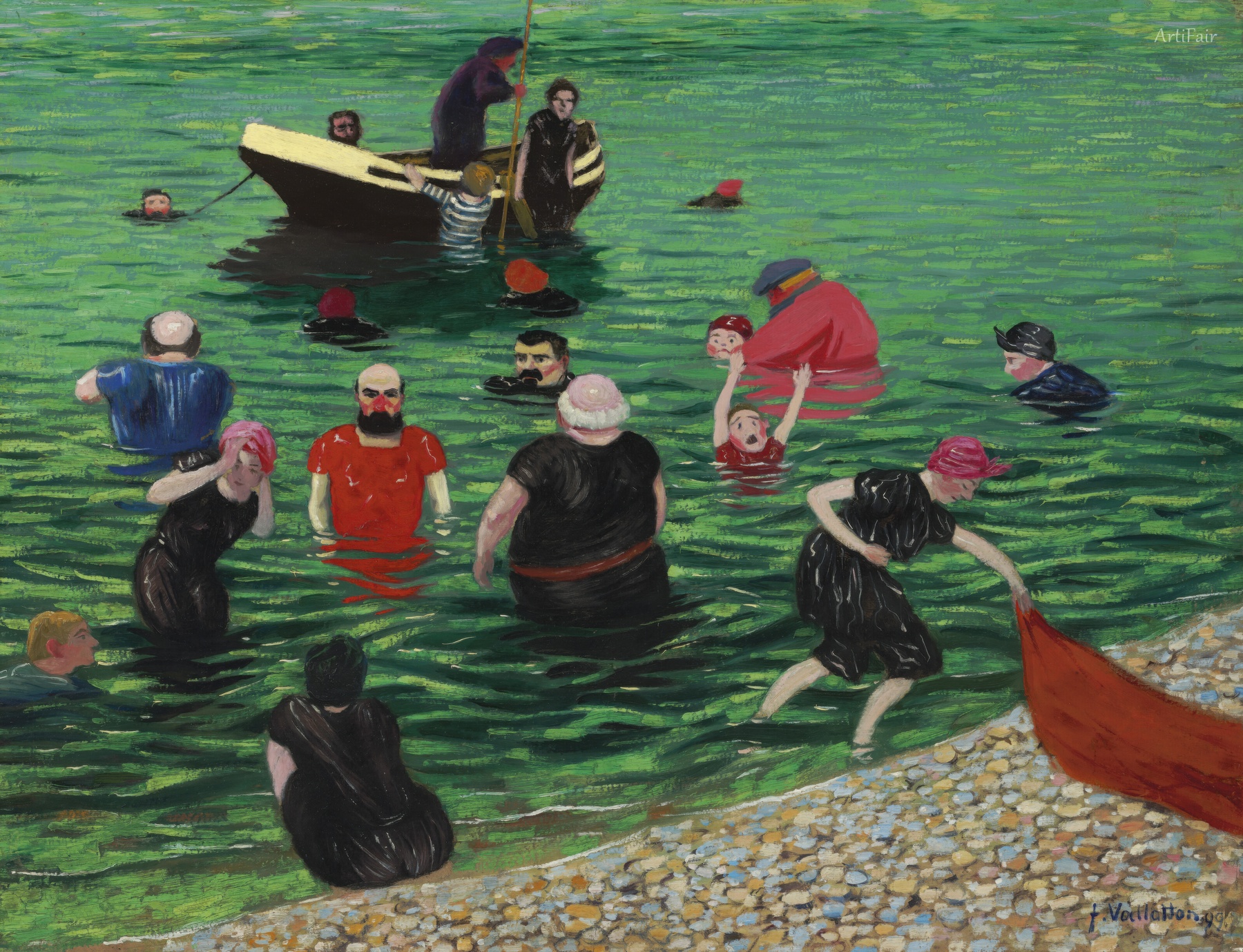 The Bathers at Étretat