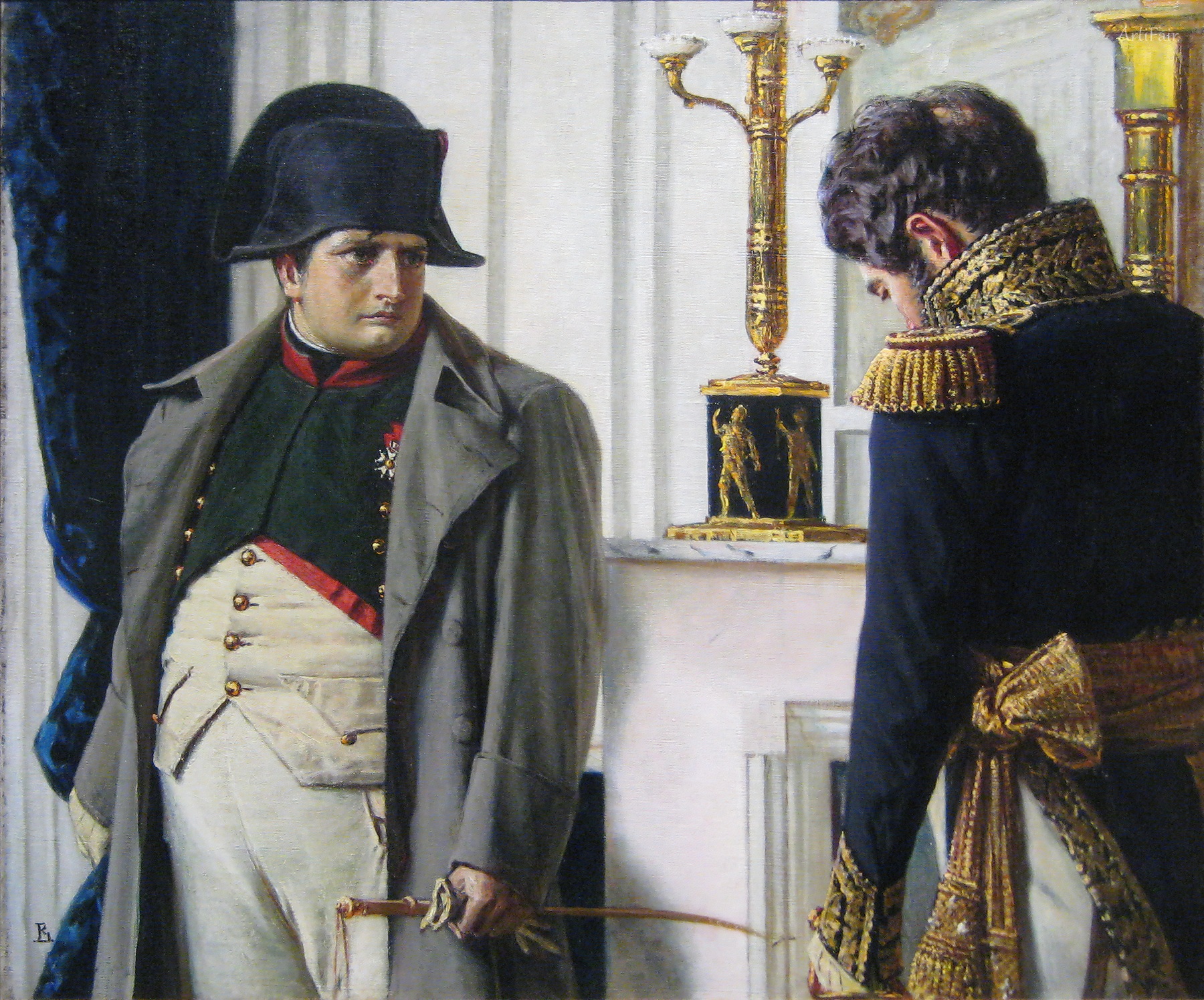 Napoleon and Lauriston