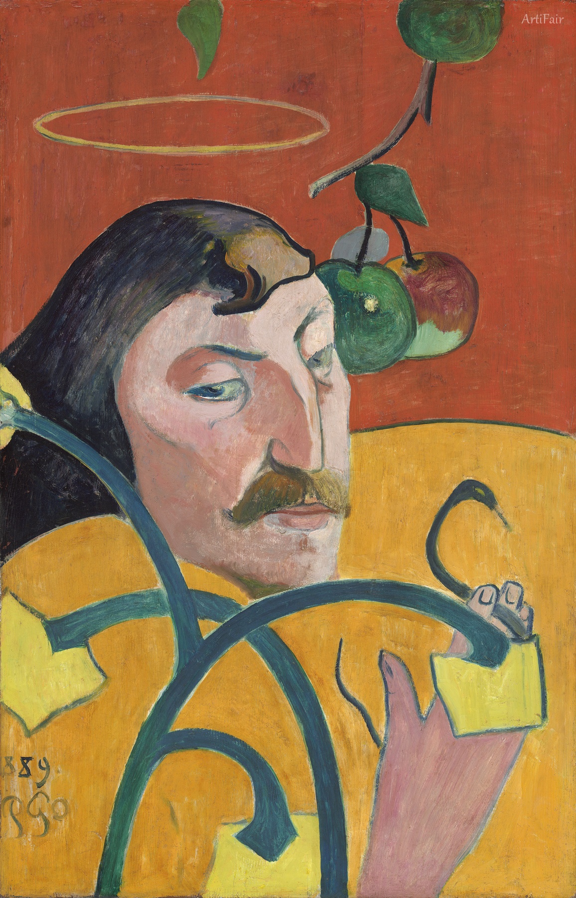 Self-Portrait with Halo