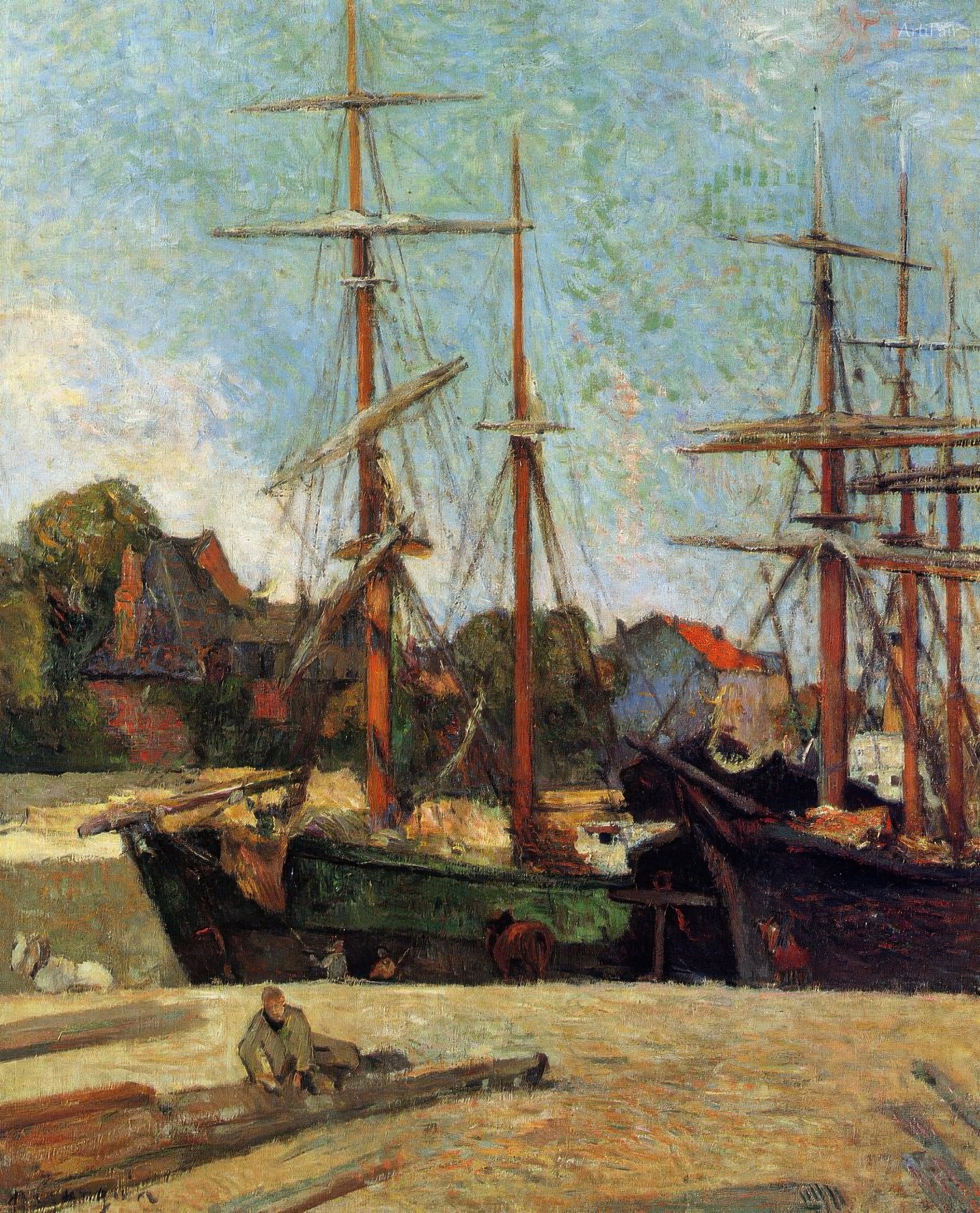 Schooner and Three-Master