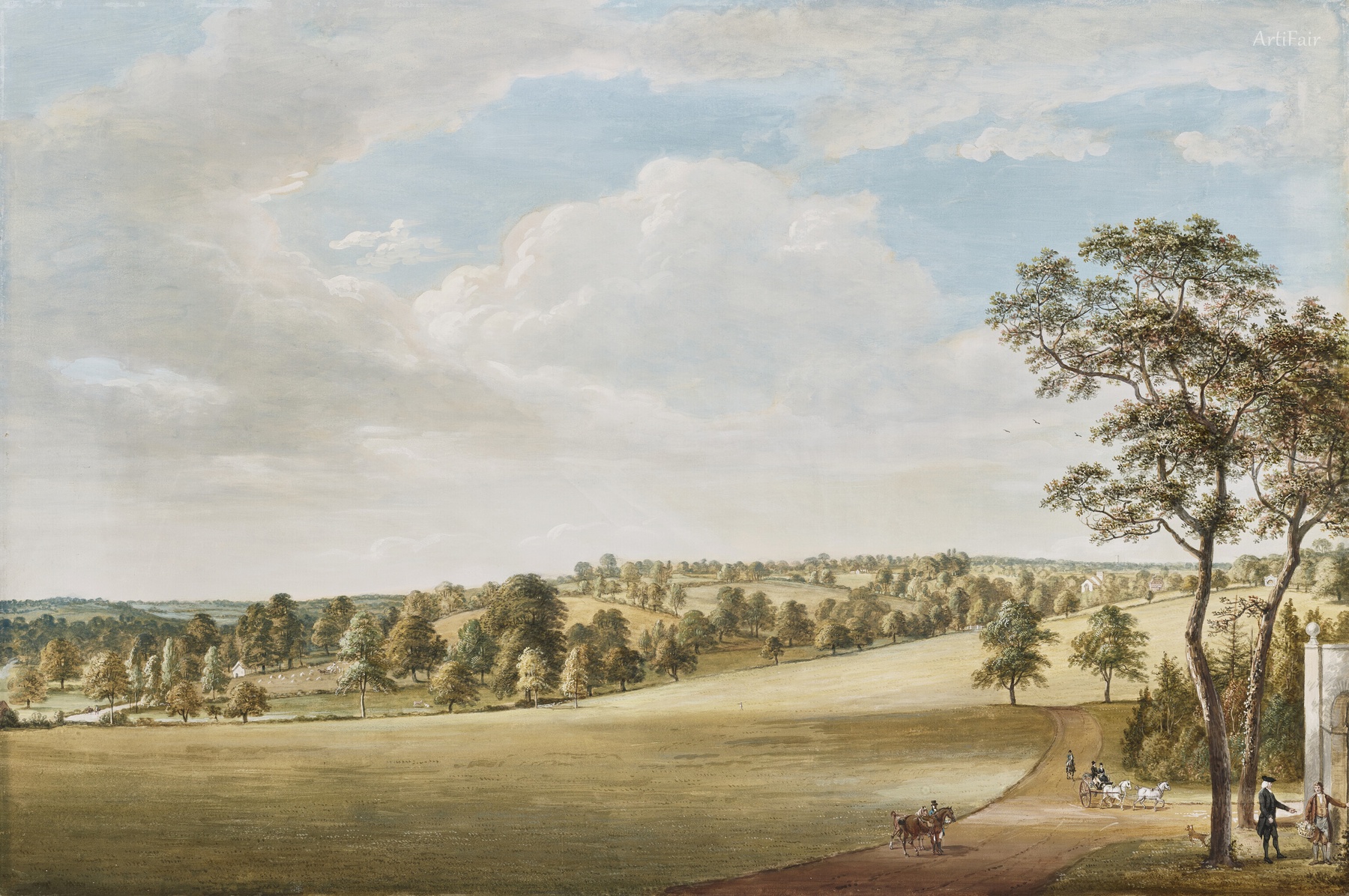 View of the Park at Denton Lodge, Norfolk