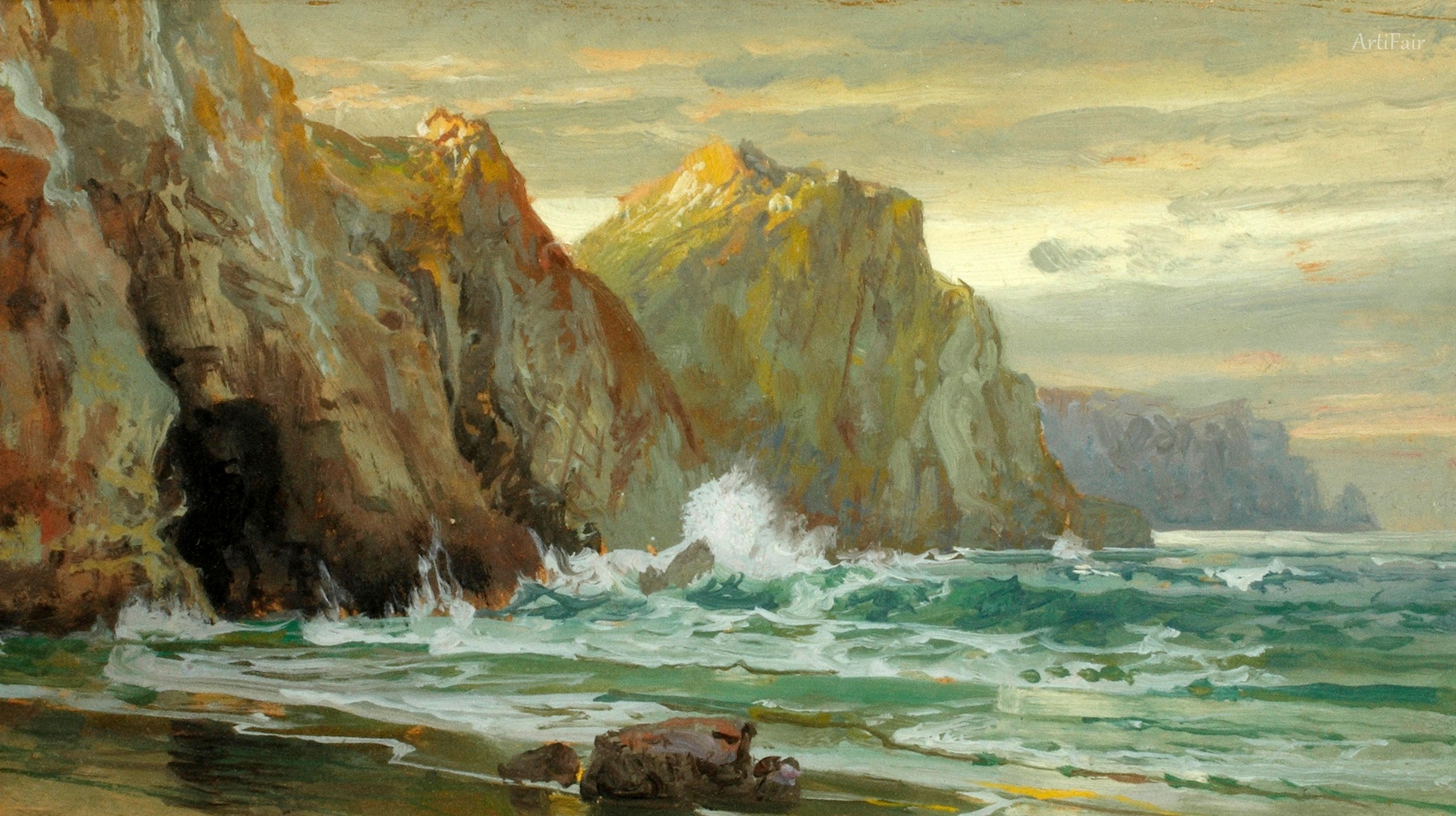 Skalnaté pobřeží v Kynance Cove, Cornwall