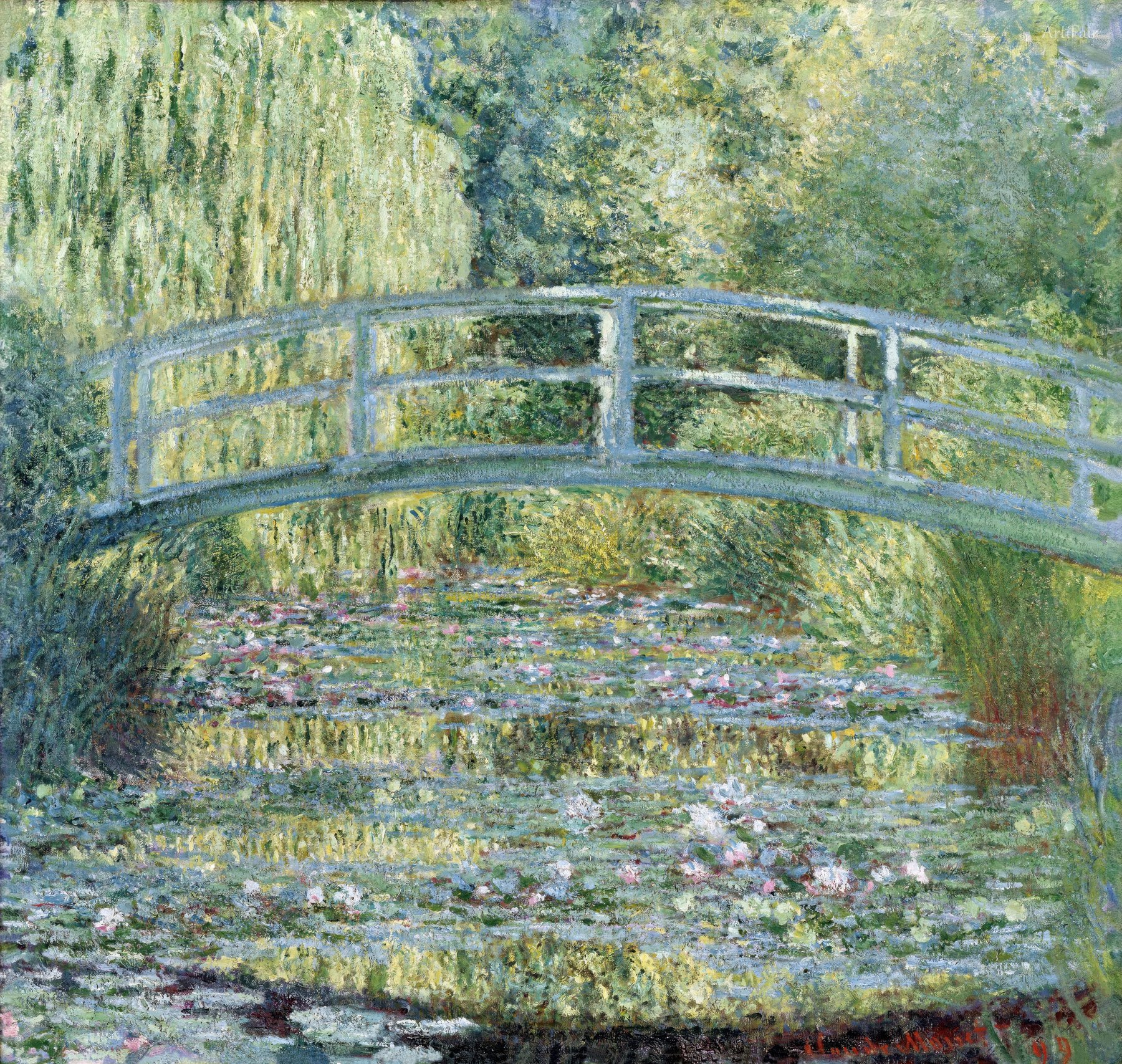 The Japanese Bridge (The Water-Lily Pond)