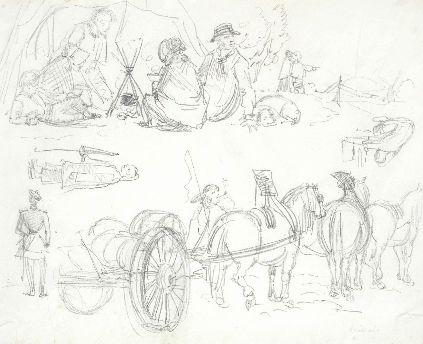 A collection of early drawings
