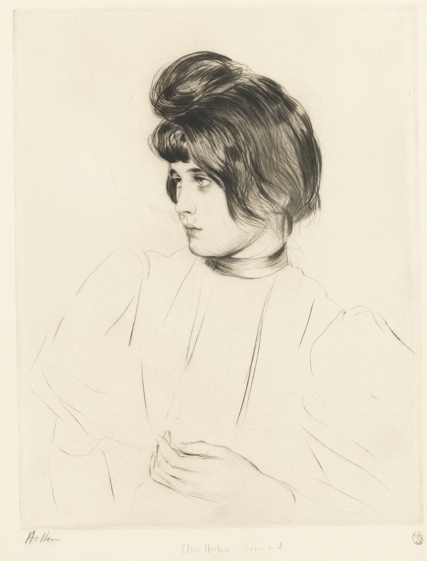 Ellen as a young girl