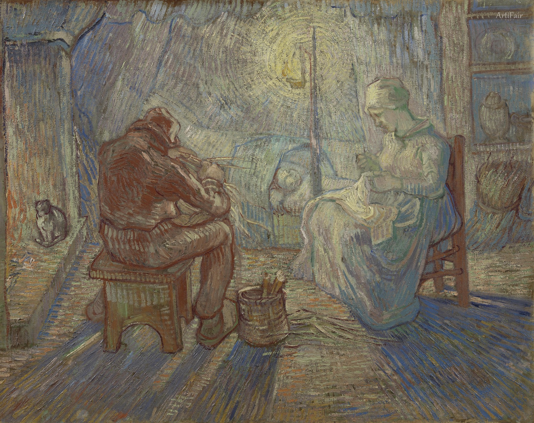 Evening (after Millet)