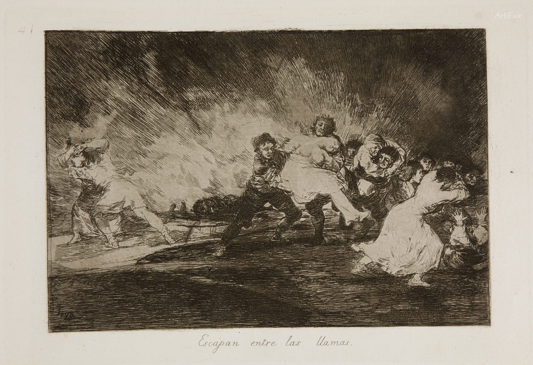 They Flee Through Flames