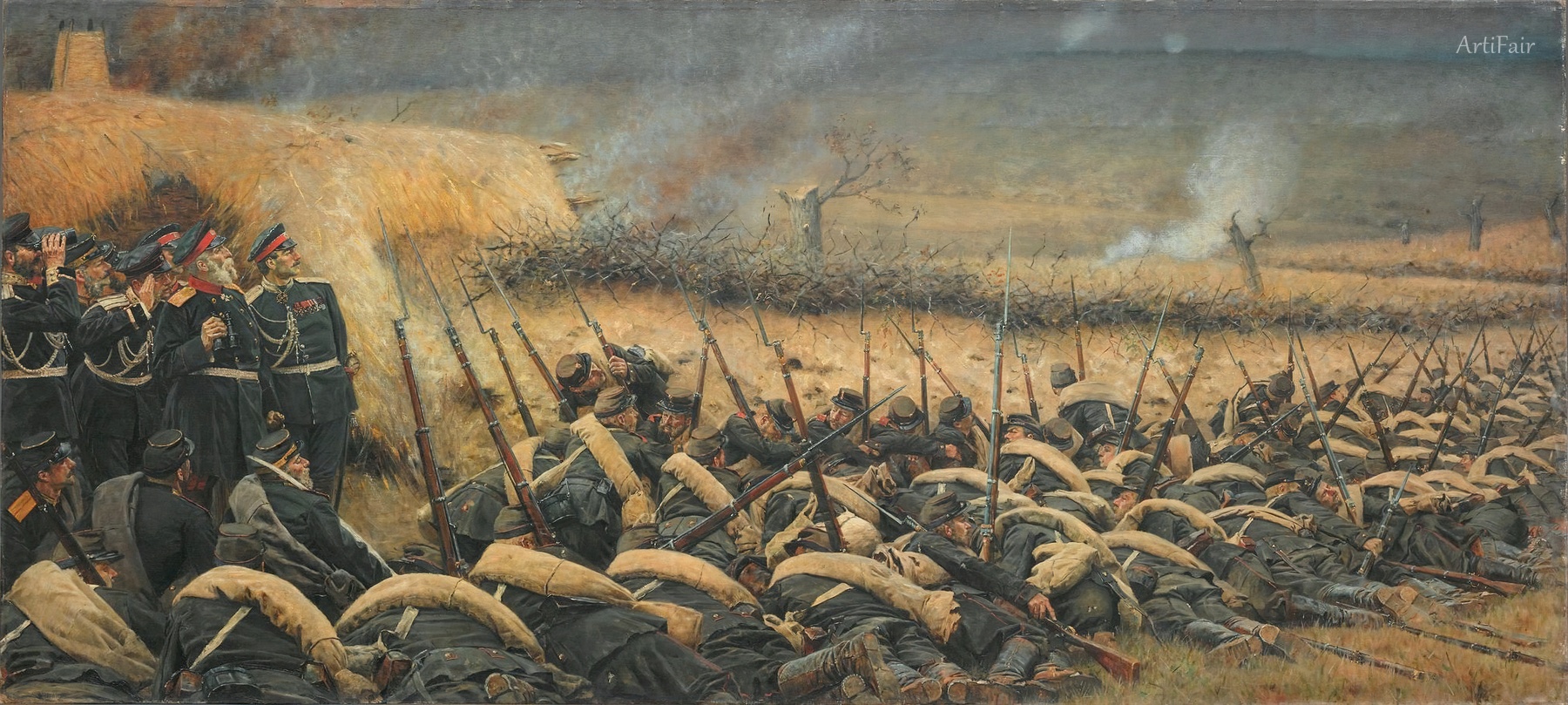 Before the attack. At Plevna 1881