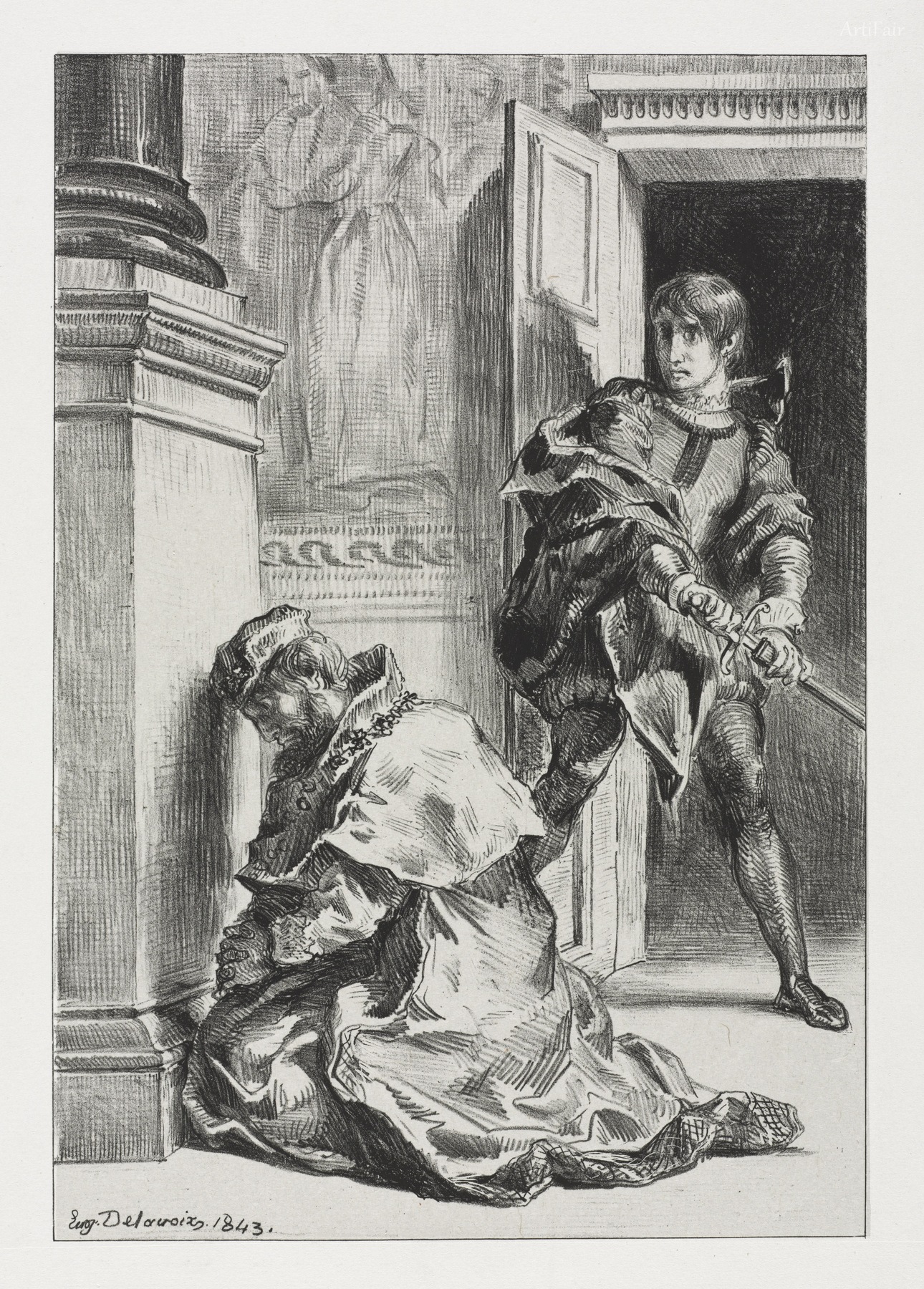 Hamlet is Tempted to Kill the King (Act III, Scene III)