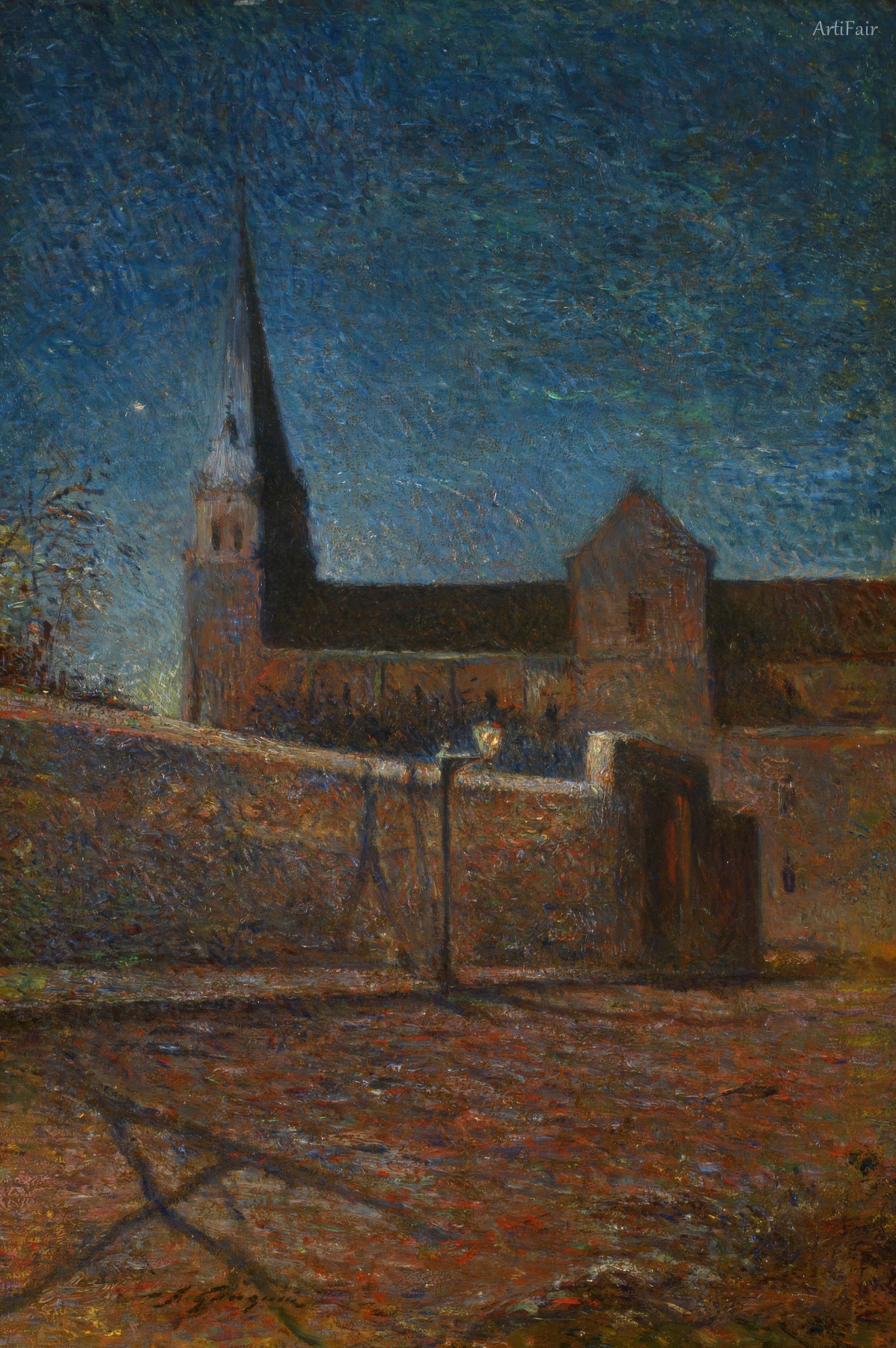 Vaugirard Church by Night