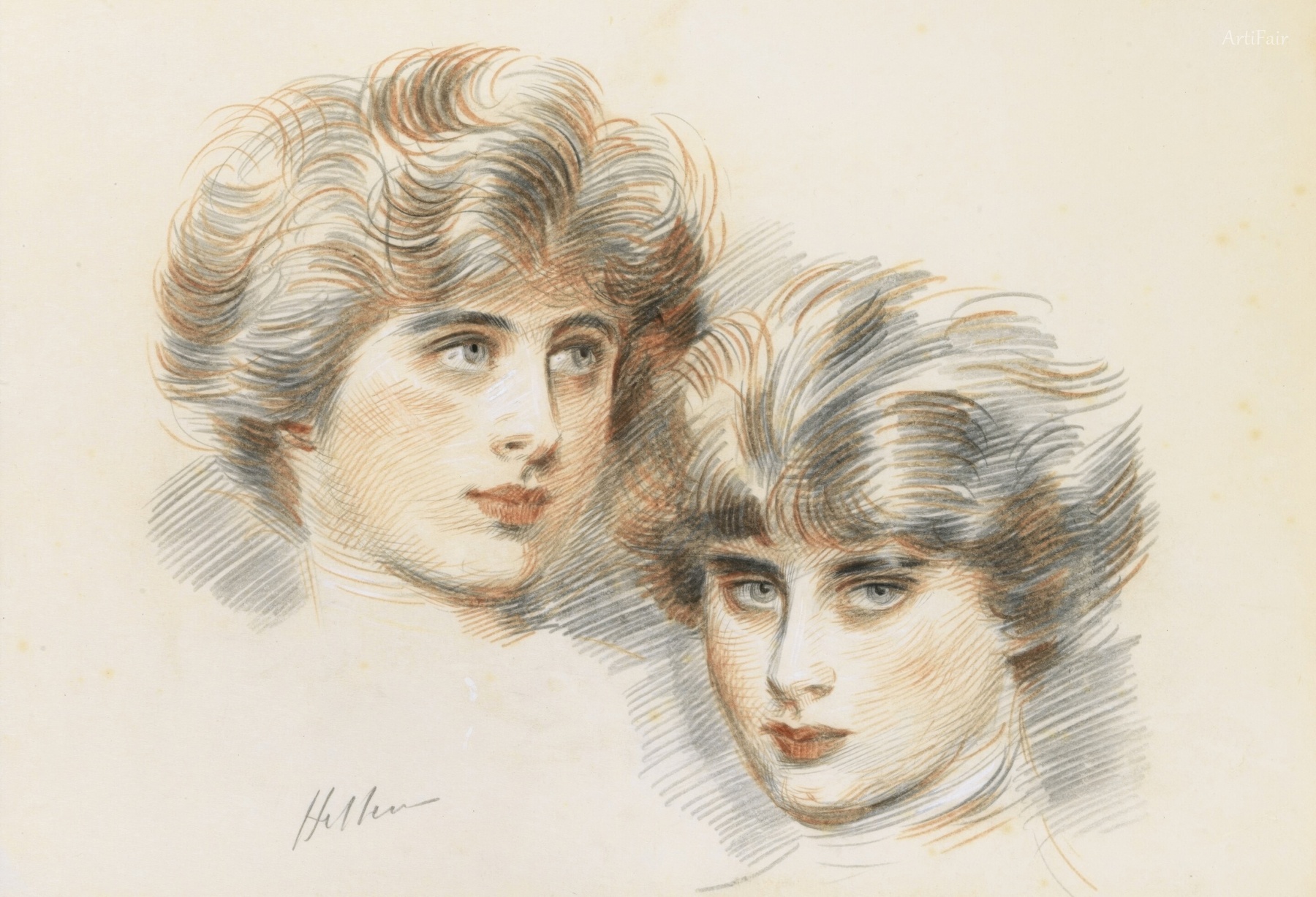 Studies for Ellen's Face