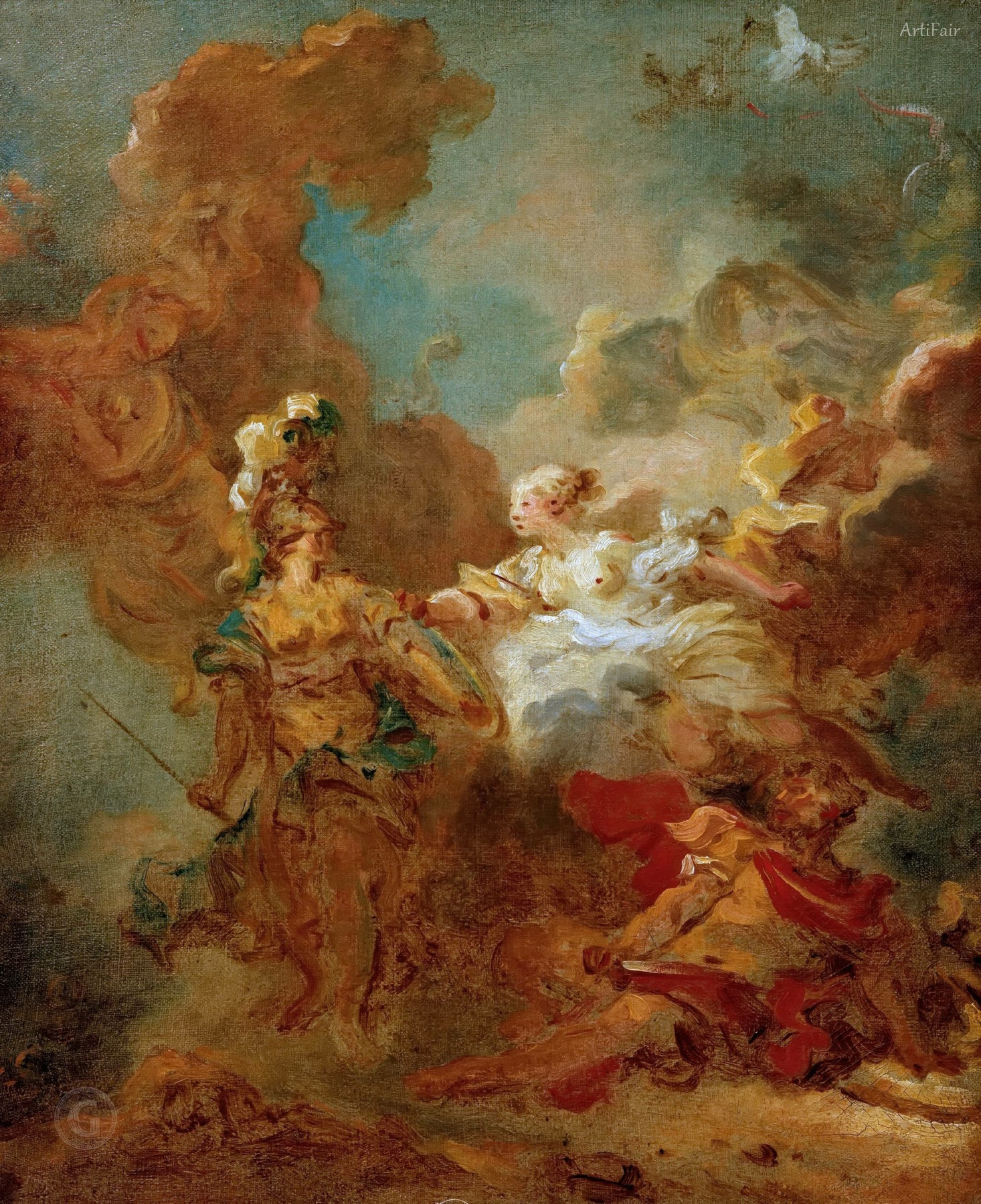 The Battle of Ares and Minerva