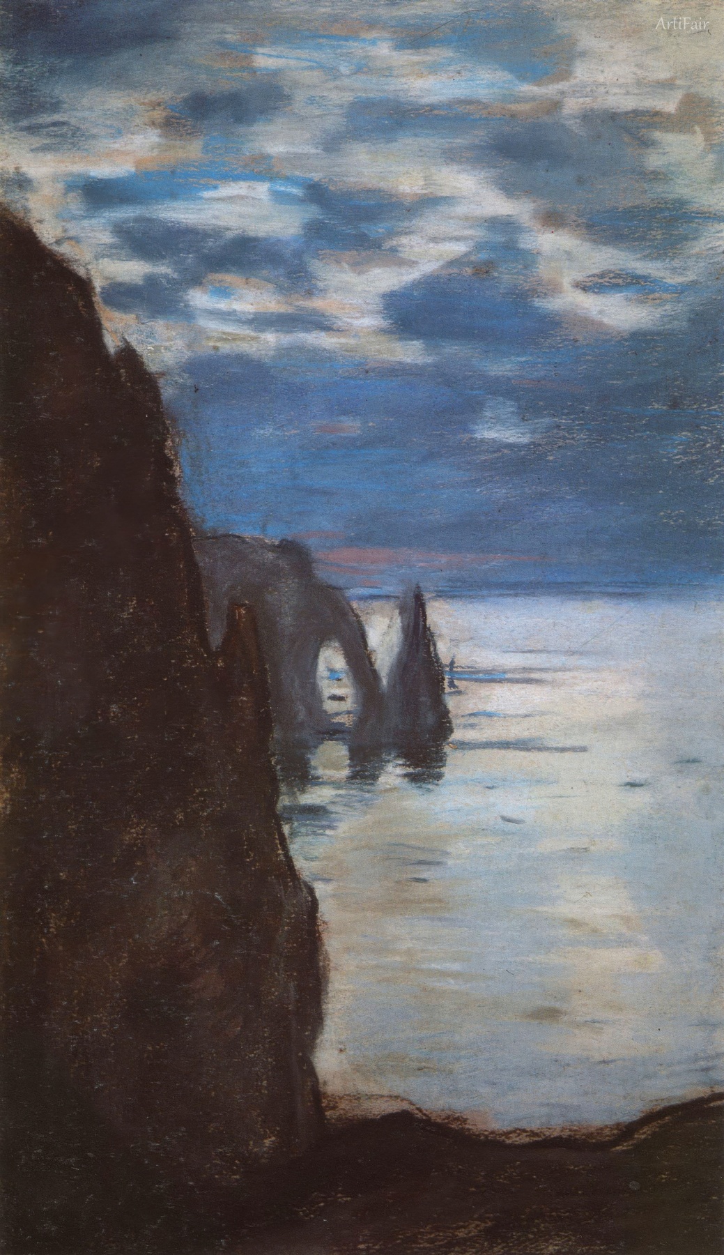 Étretat, the Needle Rock and Porte d'Aval