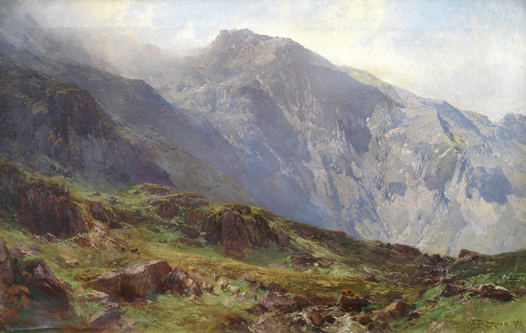 Mountain Landscape, North Wales