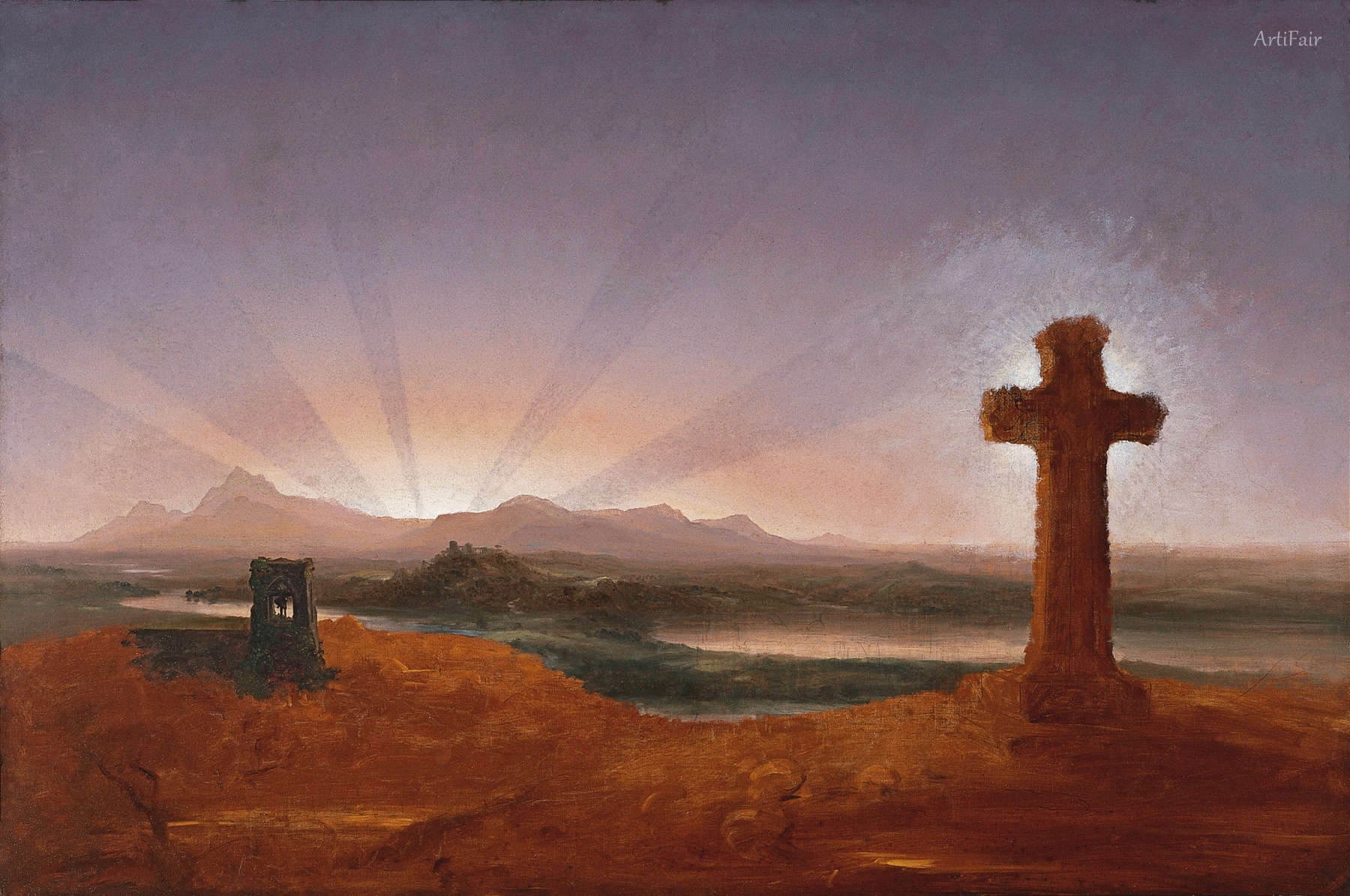Cross at Sunset