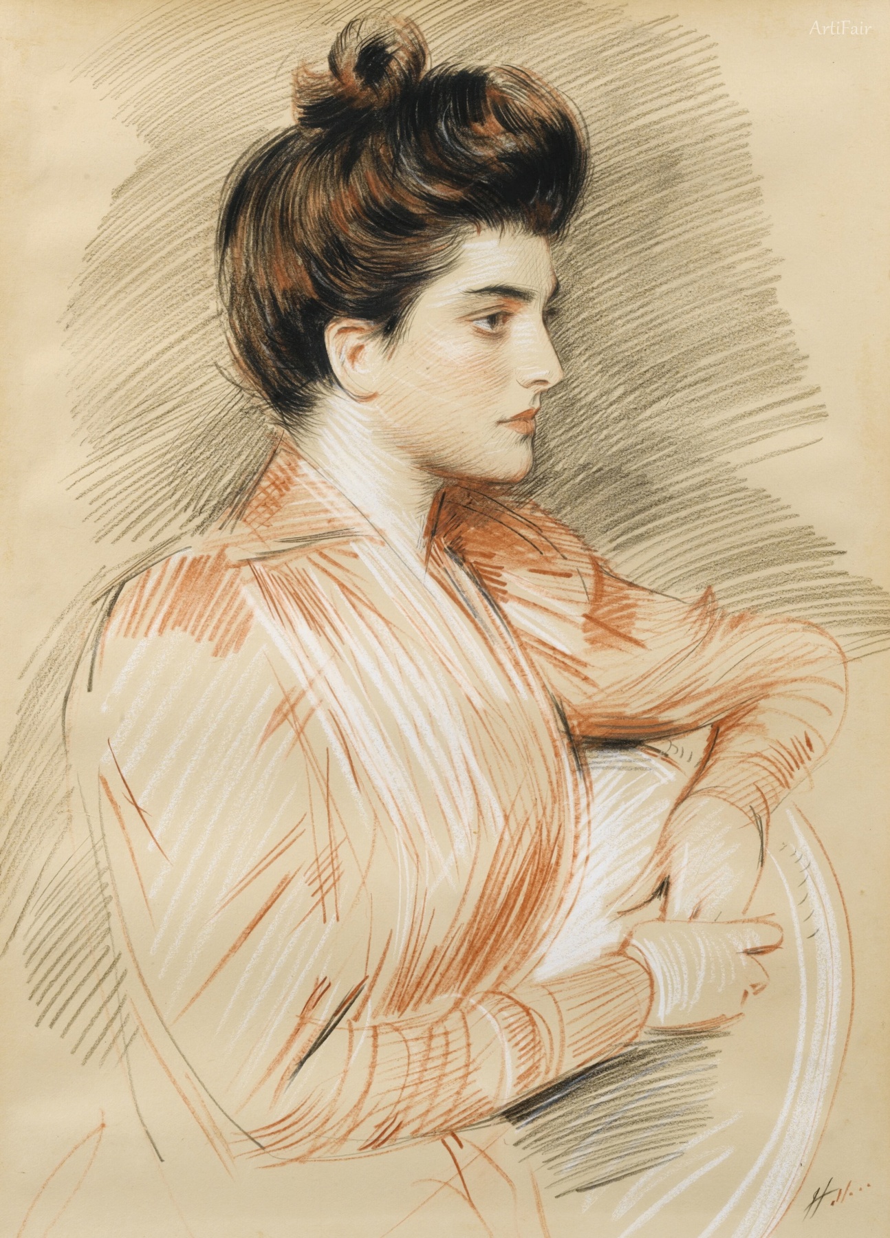 Profile portrait of Elisabeth Van Biema