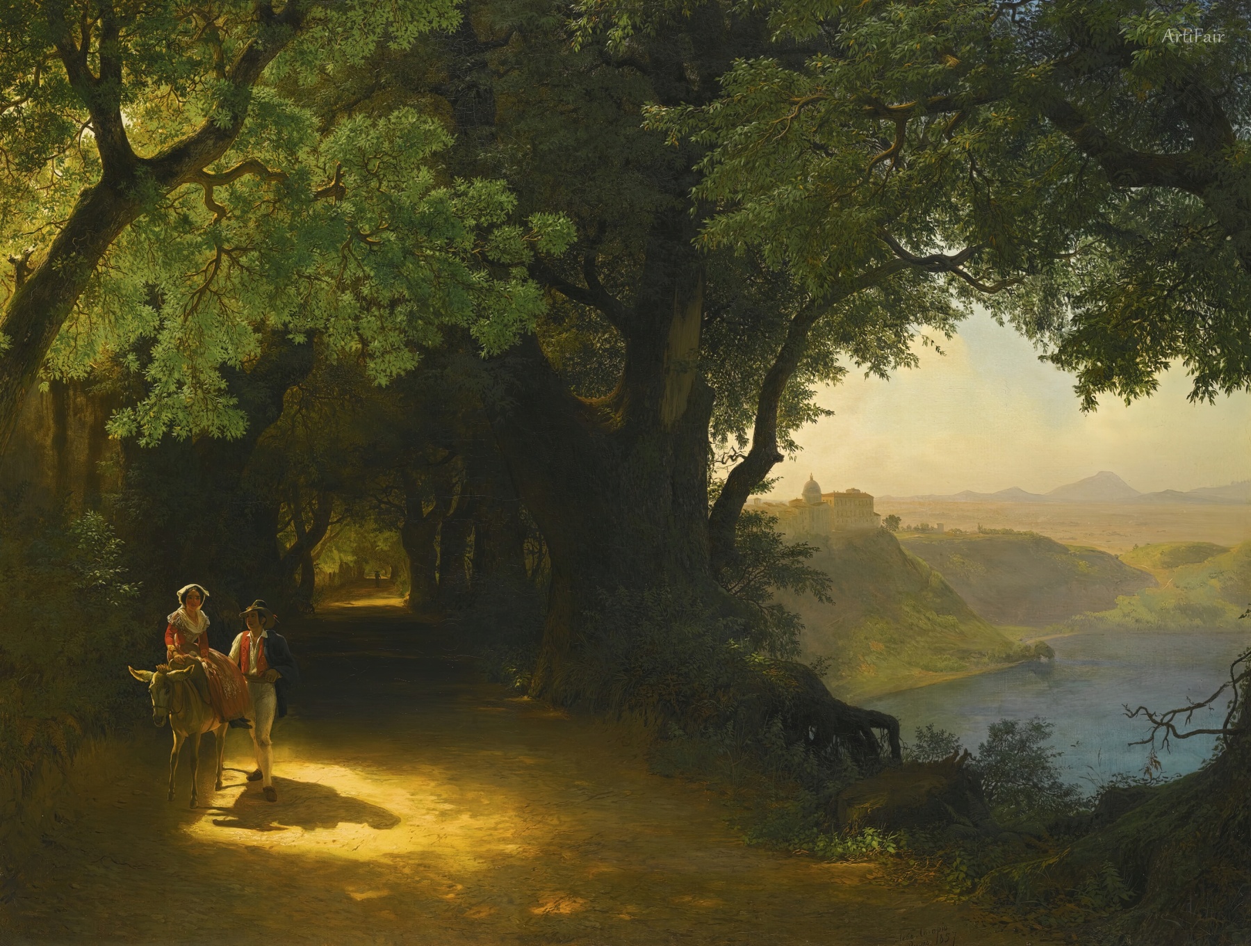 View of Lake Albano