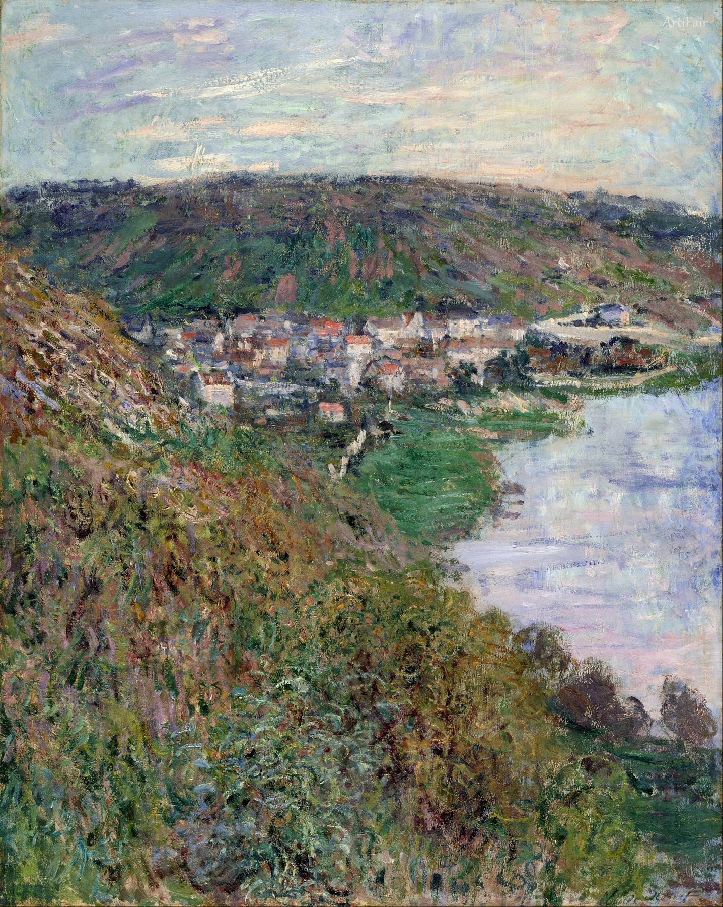 Výhled na Vétheuil