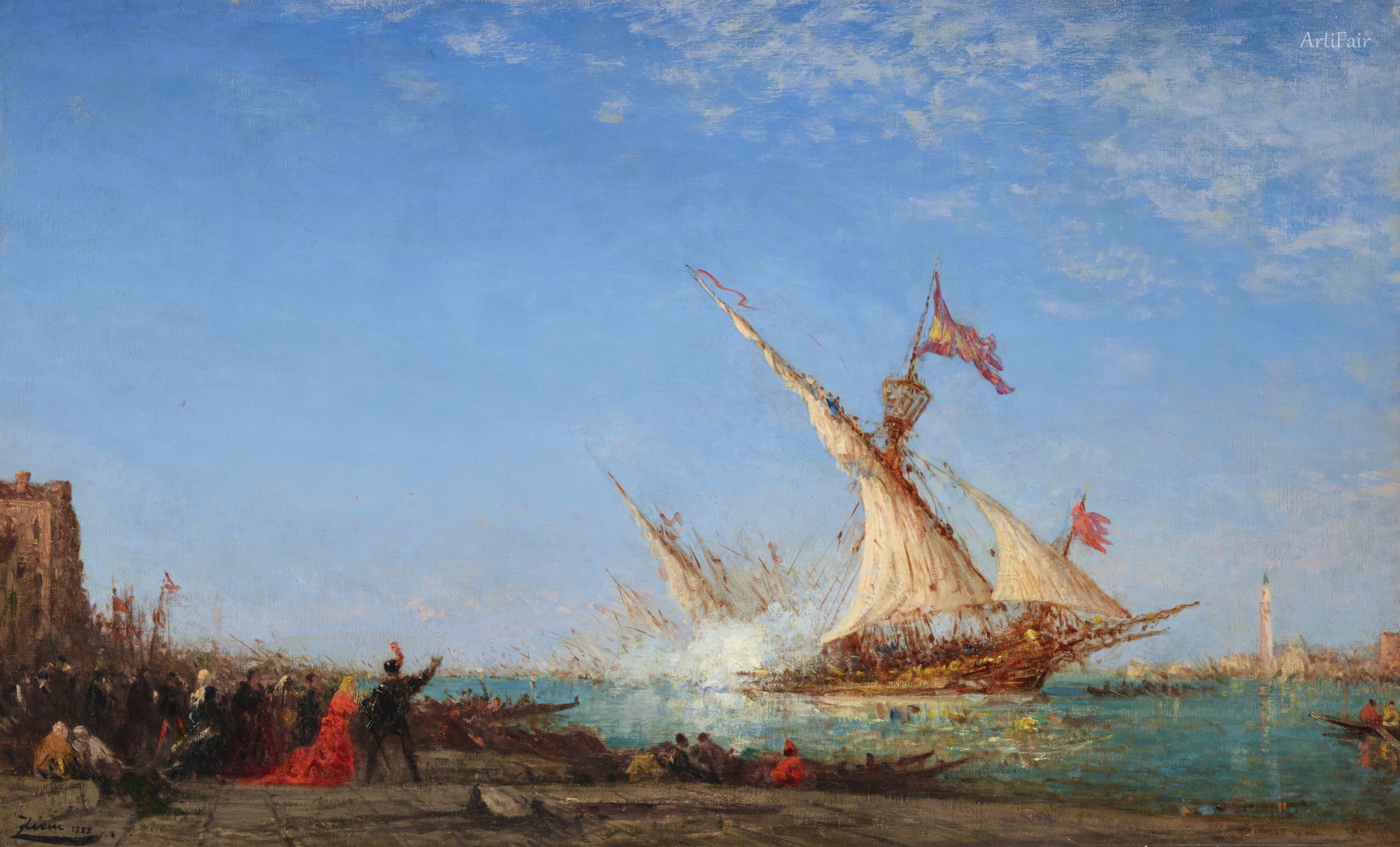 Cannonade in Venice, Festival Day