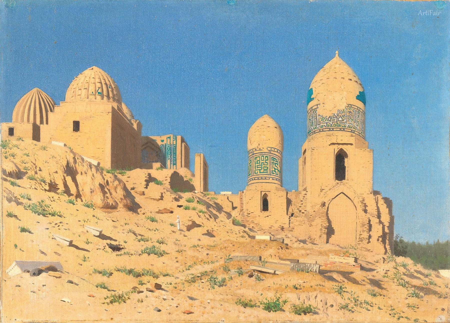 Mausoleum of Shah-i-Zinda in Samarkand 1869