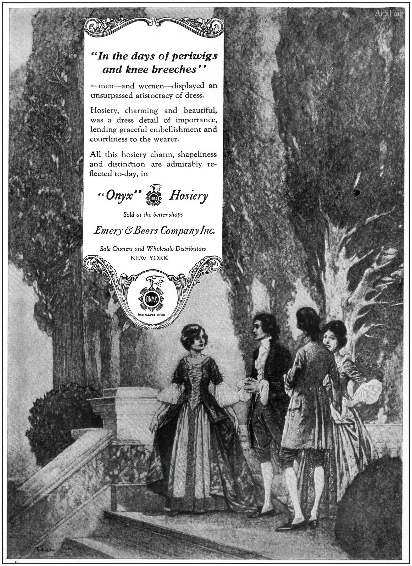 Hosiery Ad