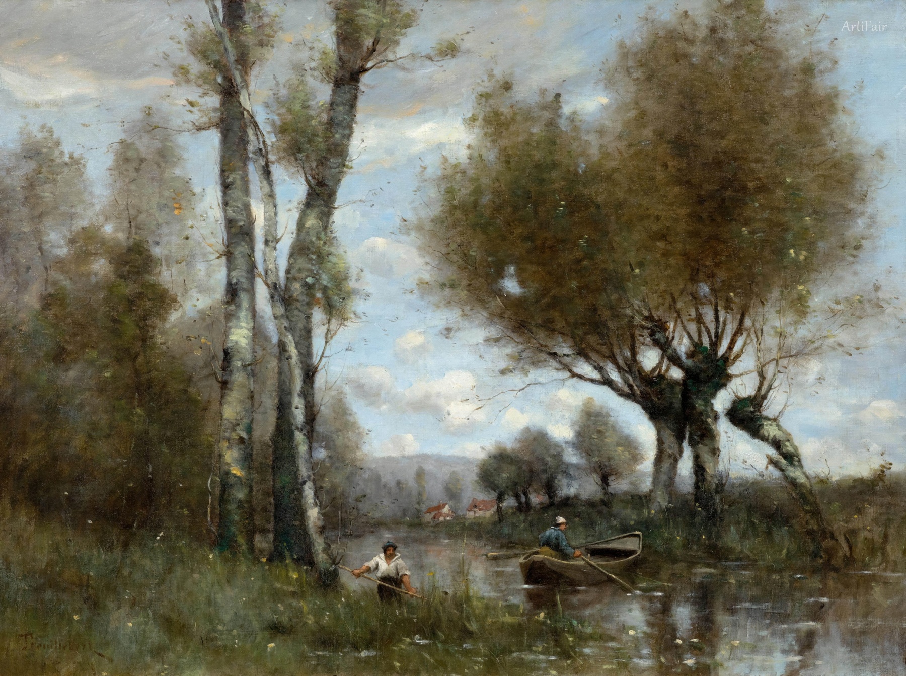 The Reaper and a Rower on the River