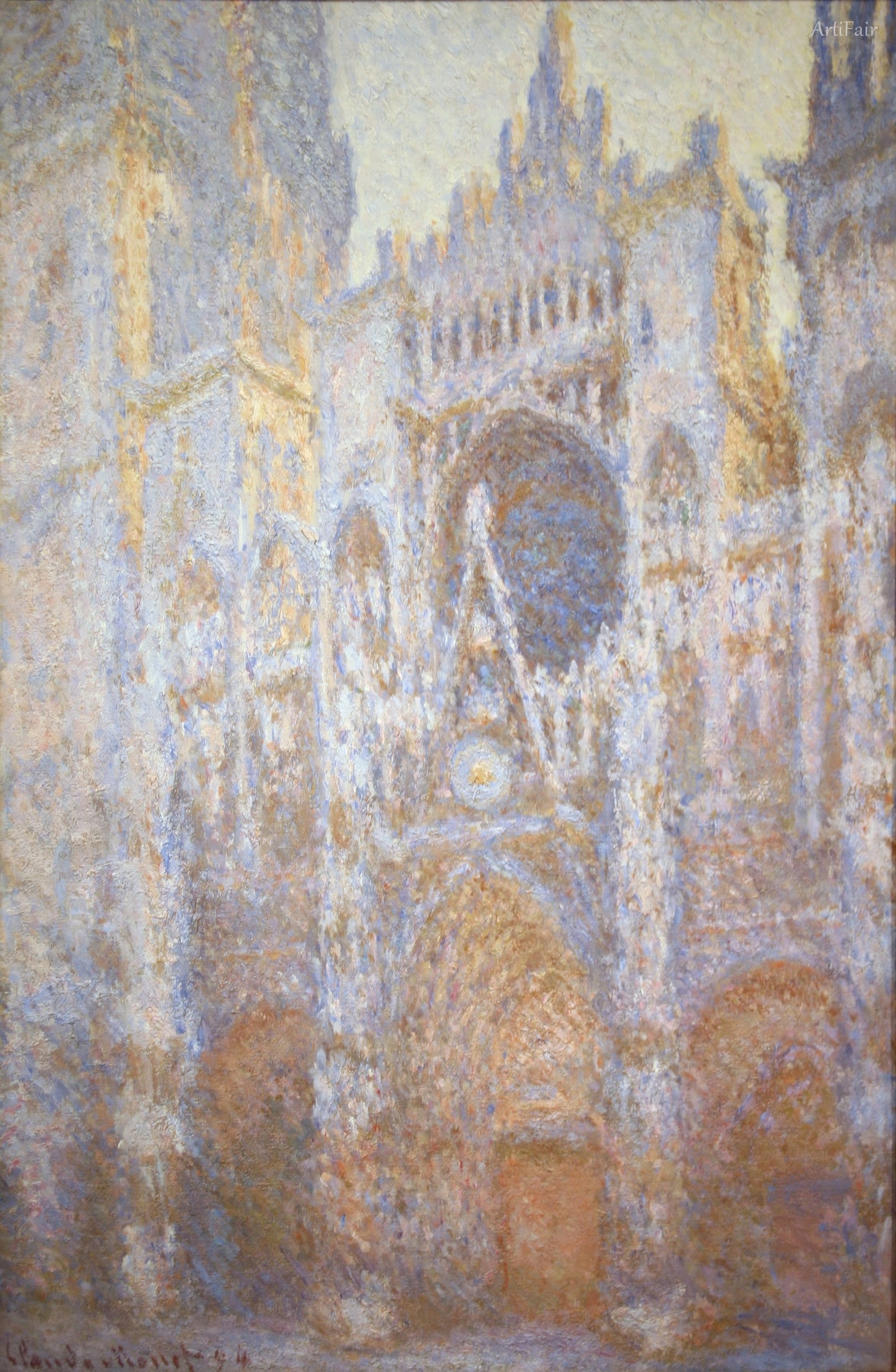 Rouen Cathedral, West Façade, Sunlight