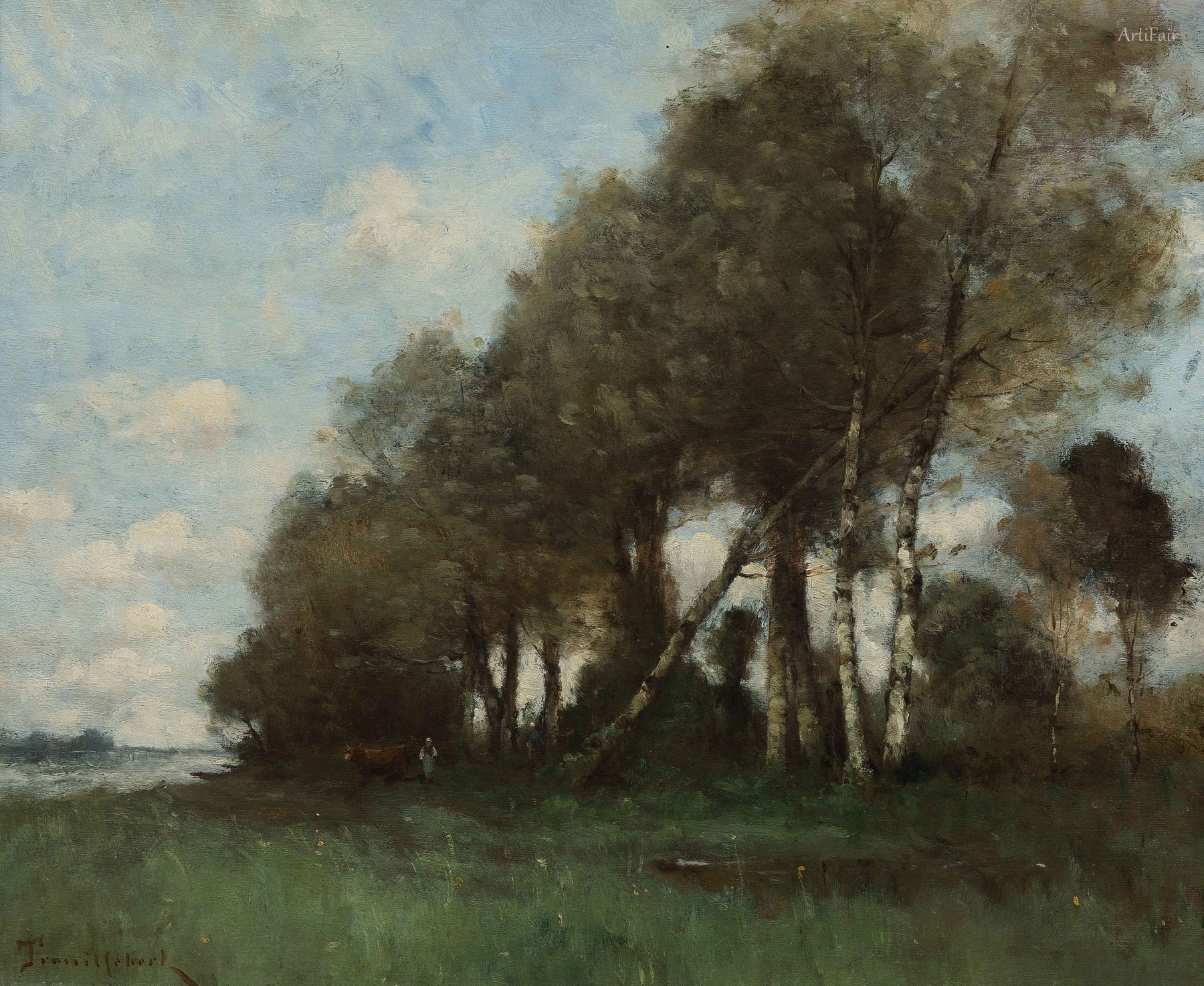 Landscape at Picquigny on the Somme
