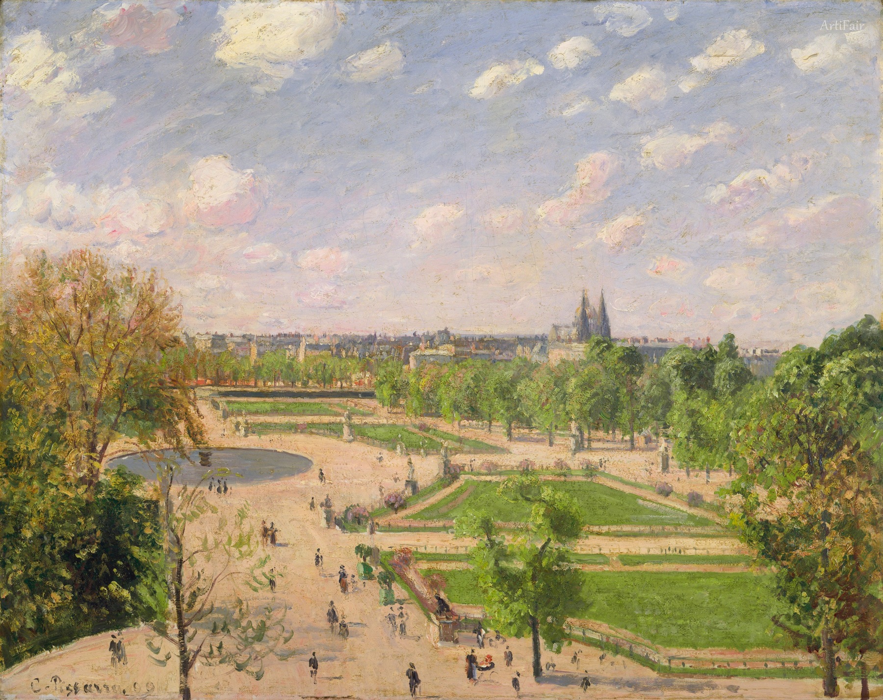 The Garden of the Tuileries on a Spring Morning