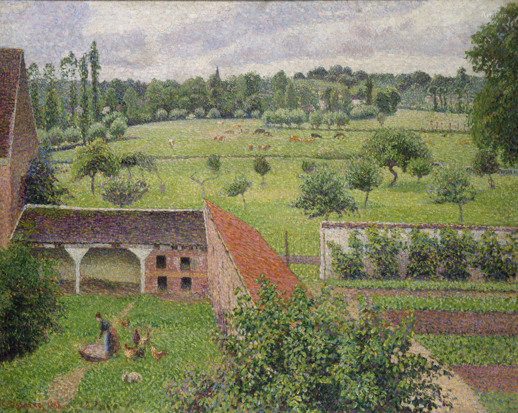 View from my Window, Éragny-sur-Epte 1888