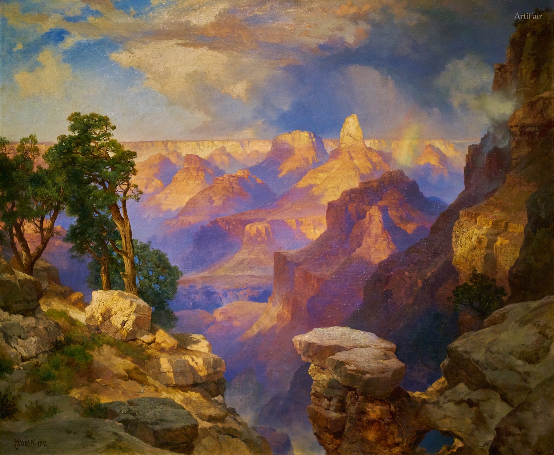 Grand Canyon with Rainbow