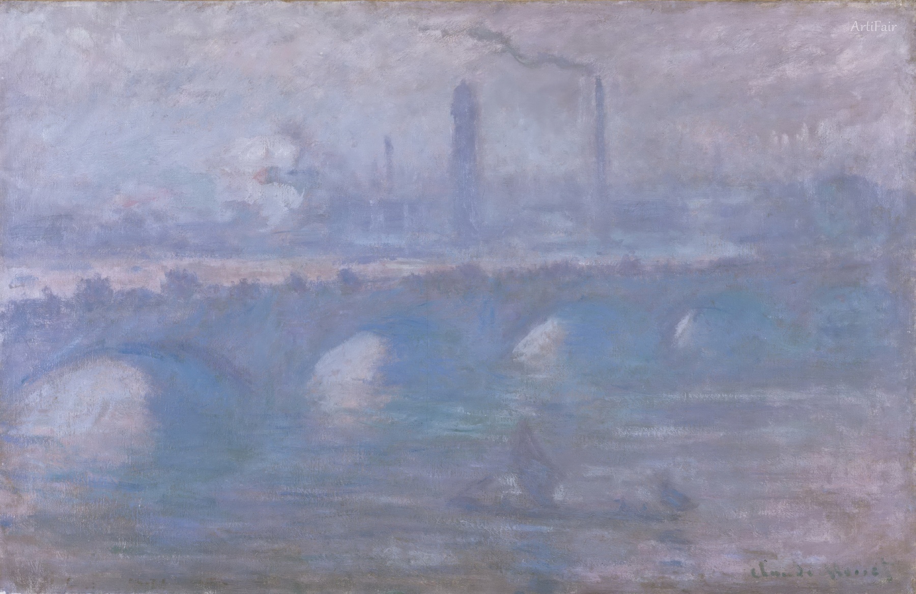 Waterloo Bridge, Morning Fog