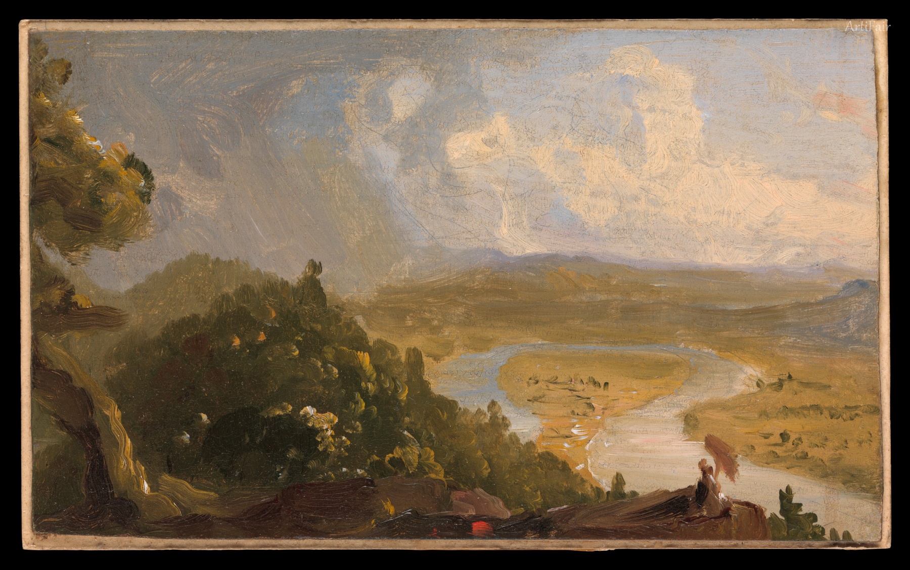 View from Mount Holyoke, Northampton, Massachusetts, after a Thunderstorm