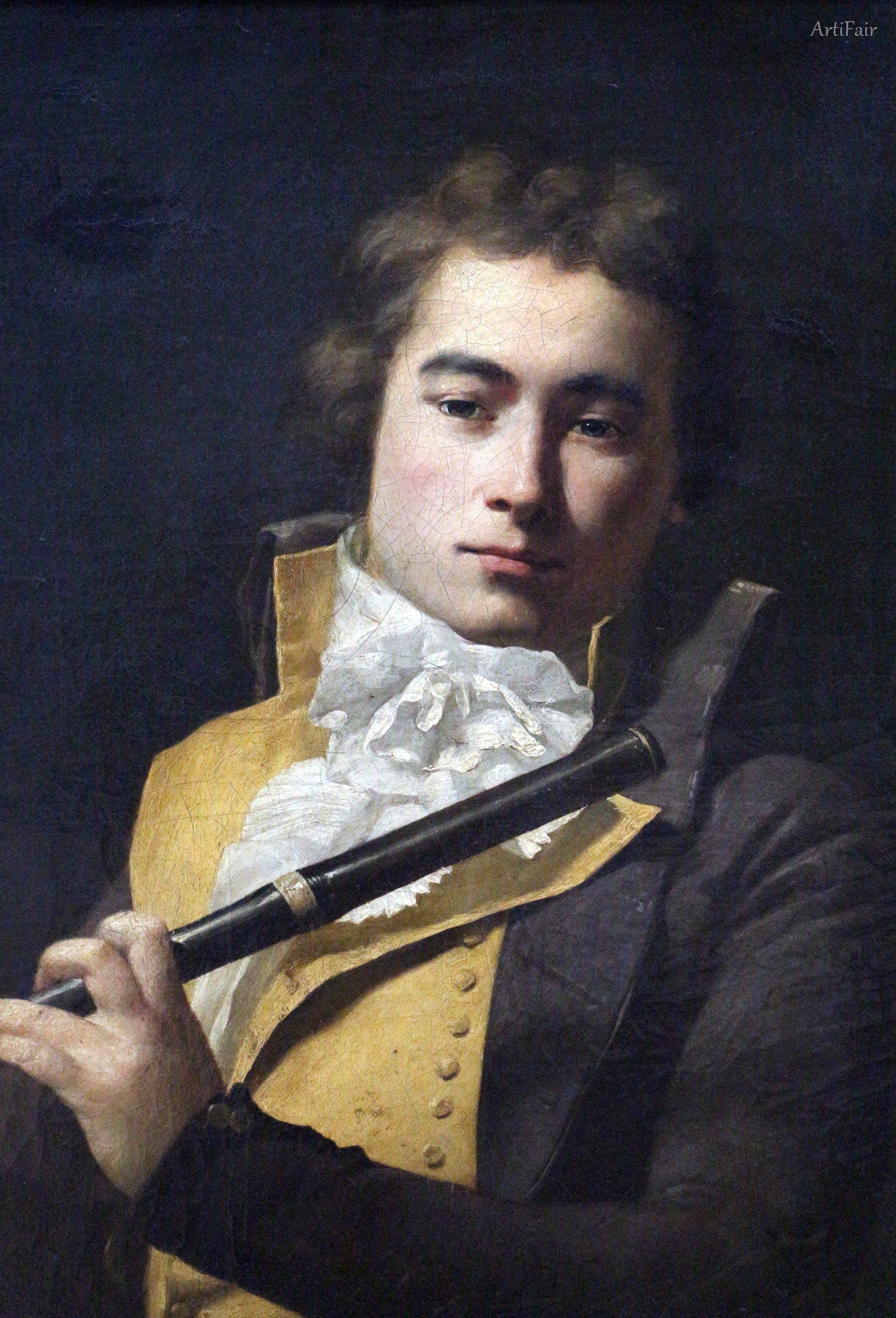 Portrait of flutist François Devienne