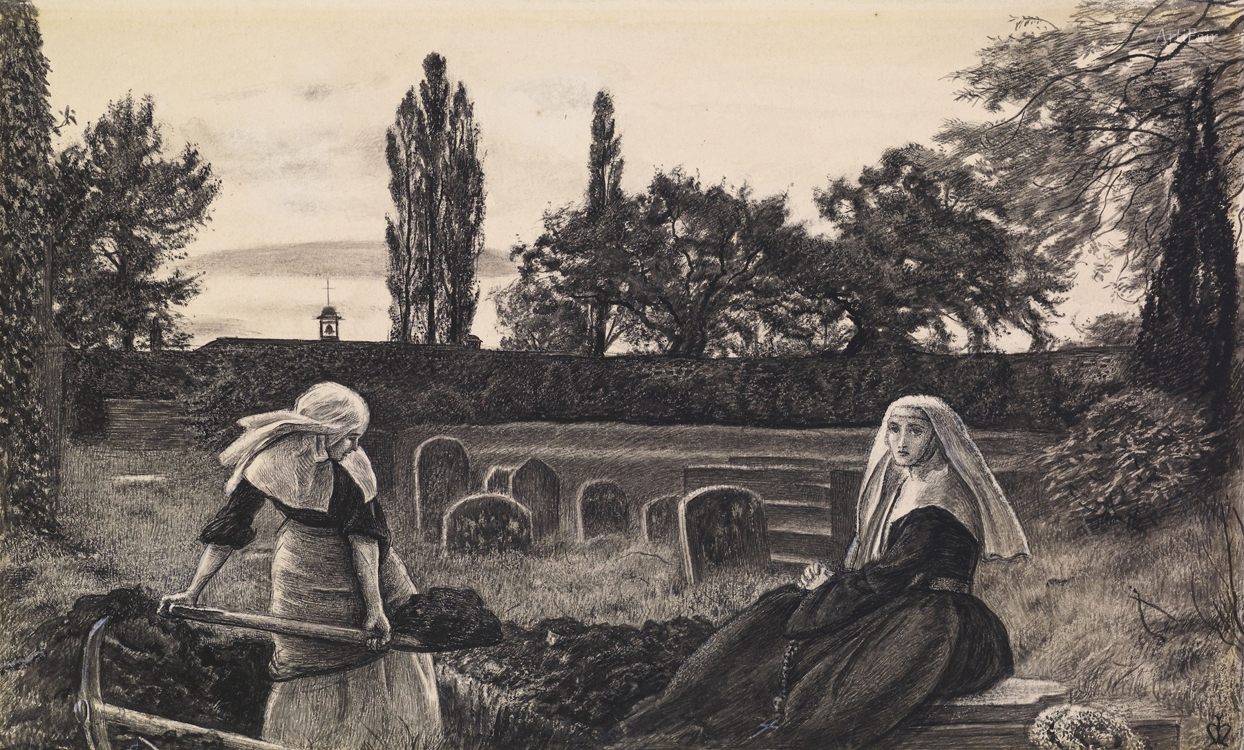 The Vale of Rest – Finished Study
