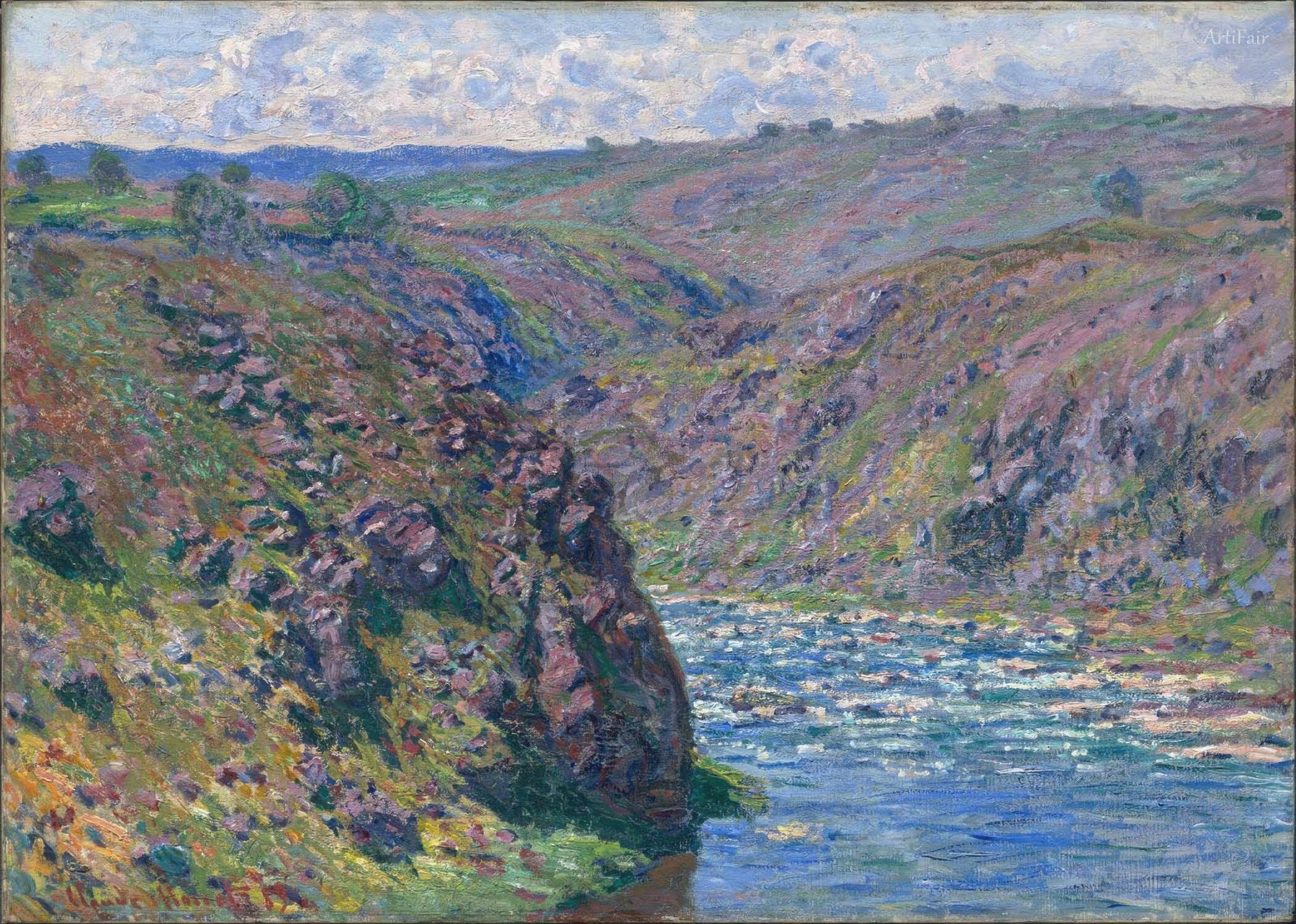 Valley of the Creuse, Sunlight Effect