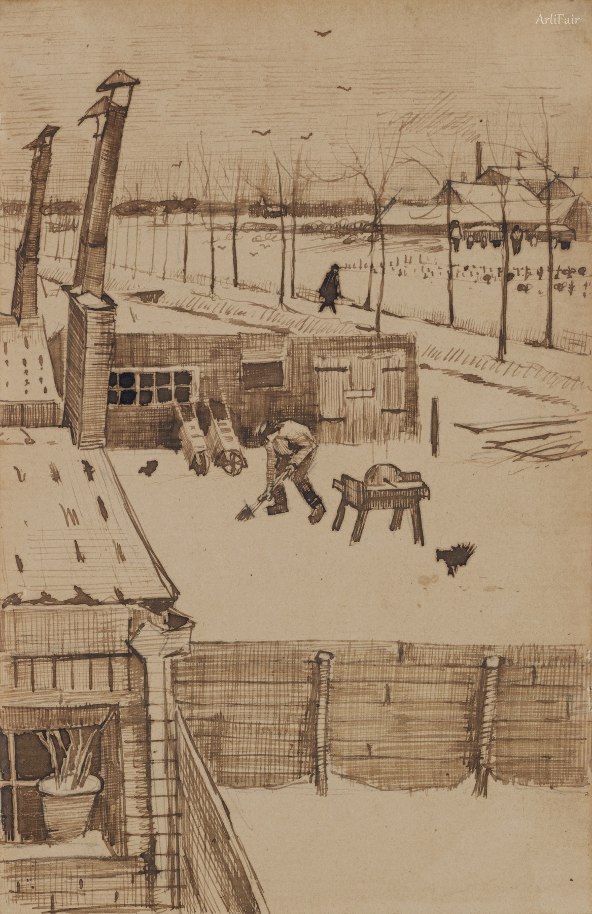 Snowy Yard