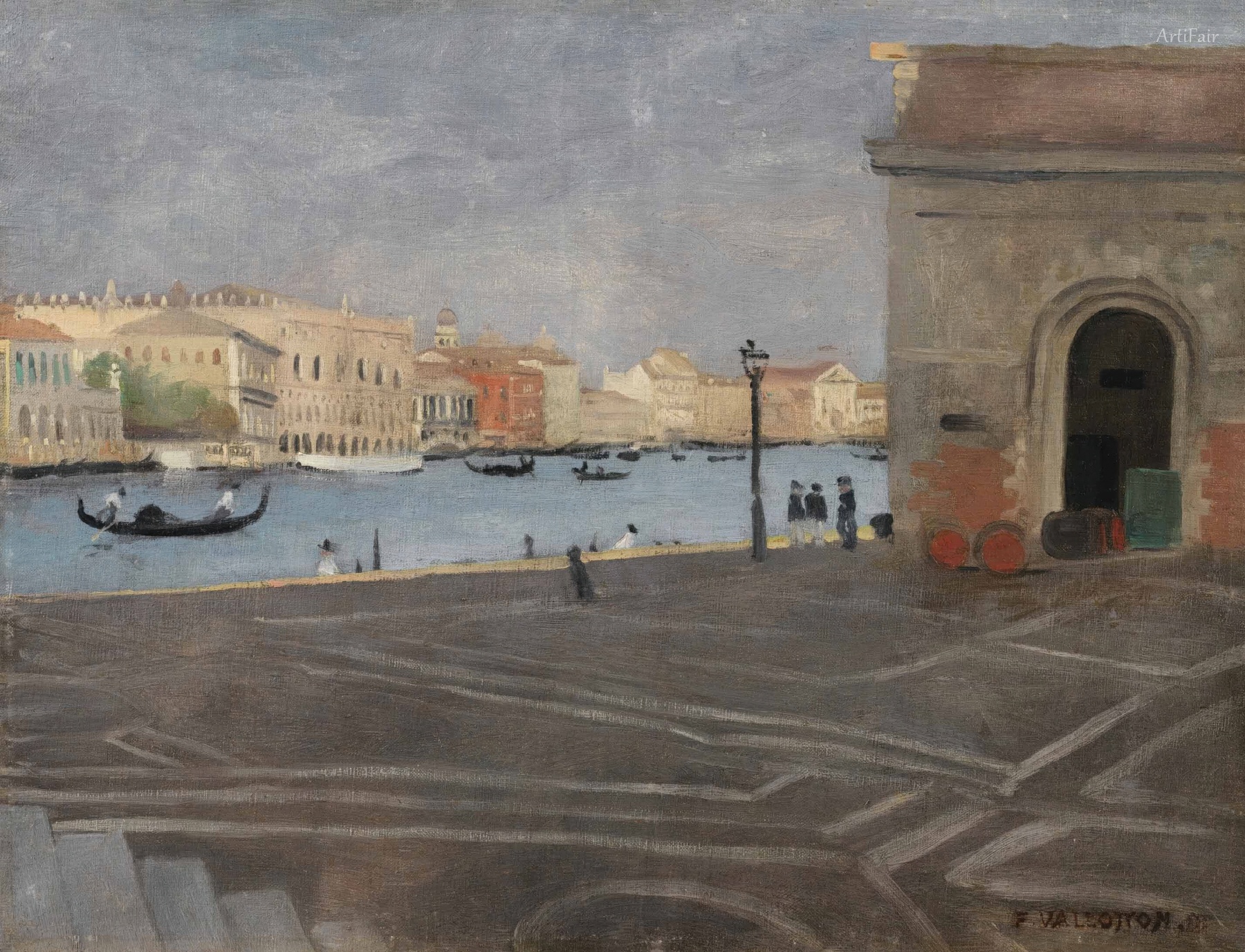 Venice, the Old Customs House and the Grand Canal