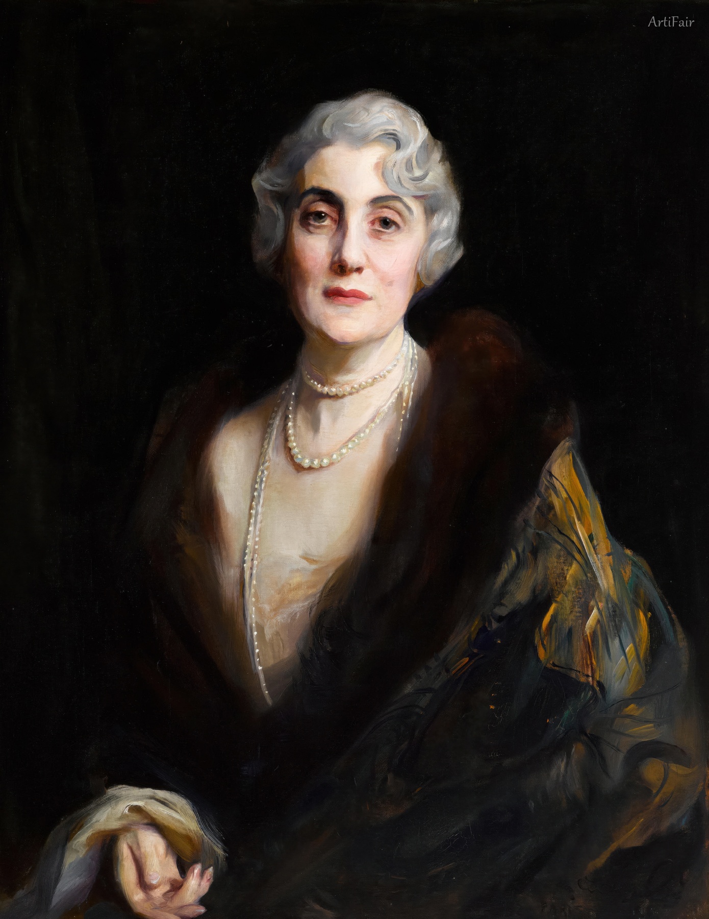 Portrait of Mrs Abraham Koshland, née Estelle Wangenheim