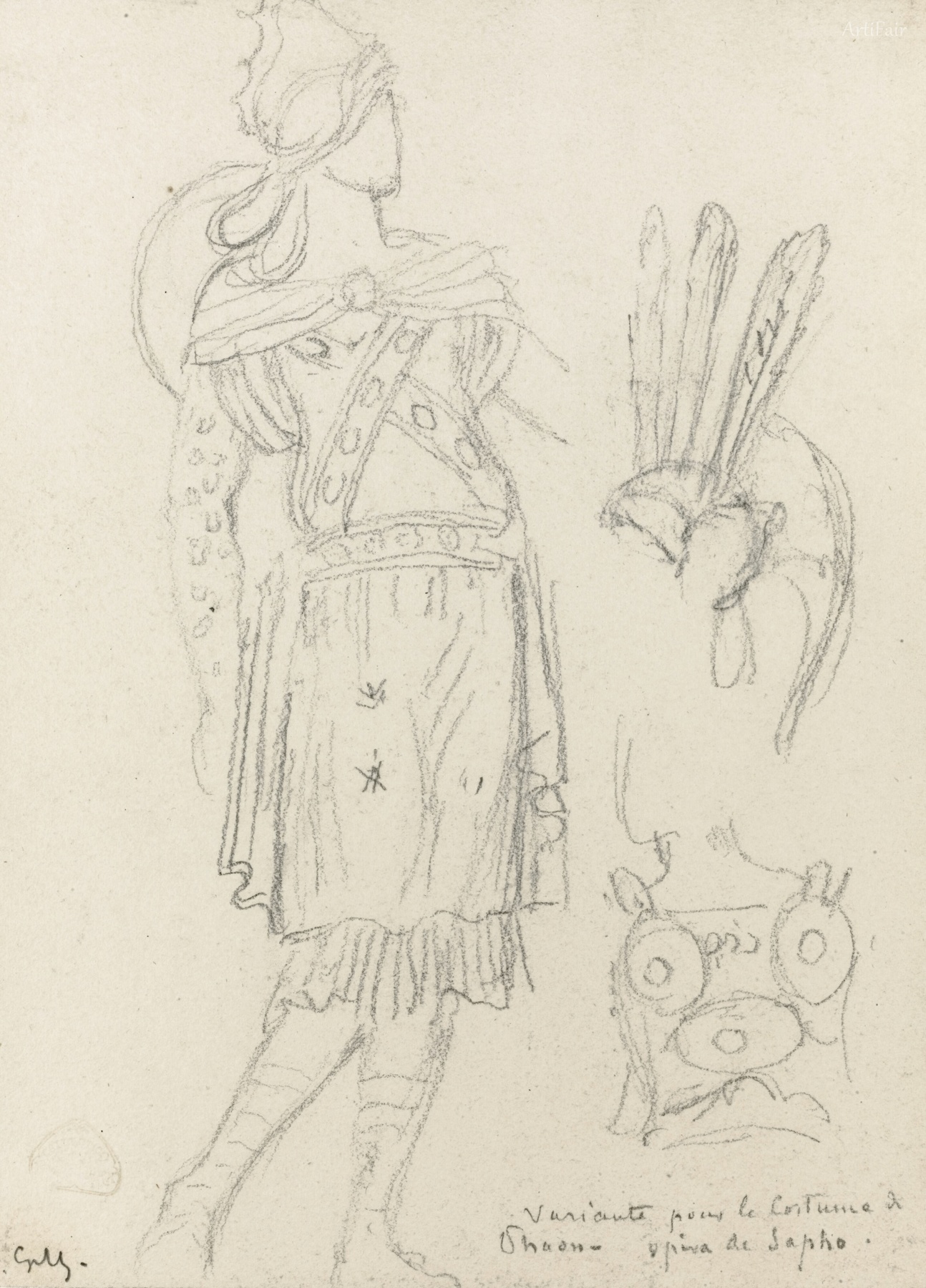 Phaon, in the opera Sappho