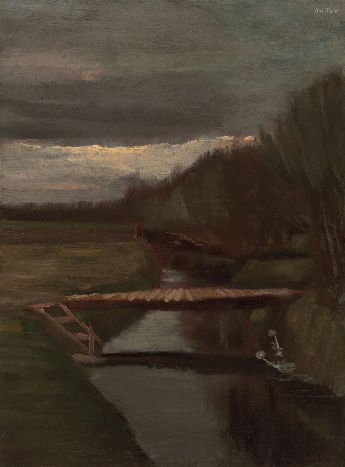 Footbridge across a Ditch