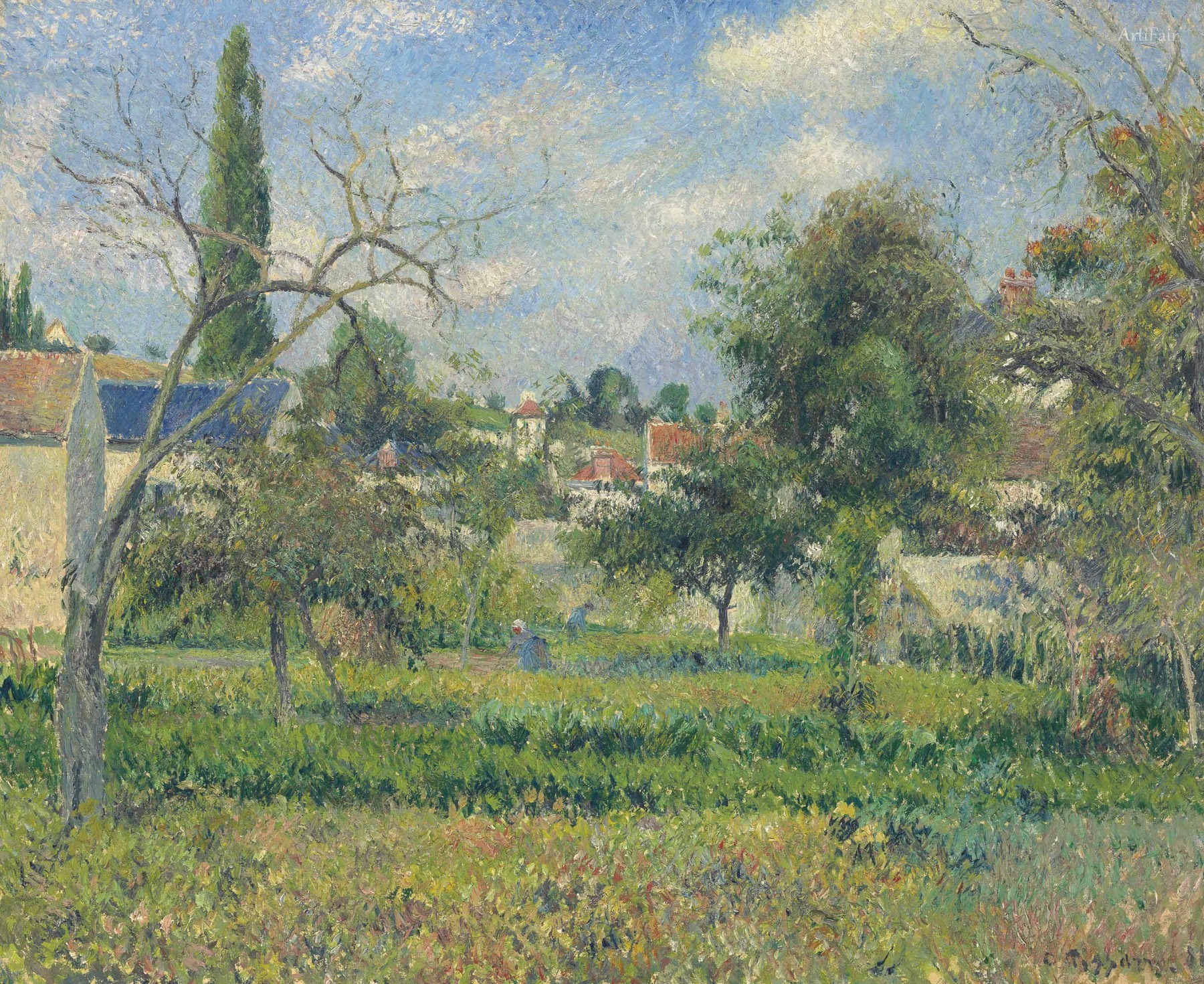 The Garden of Maubuisson, Pontoise 1881